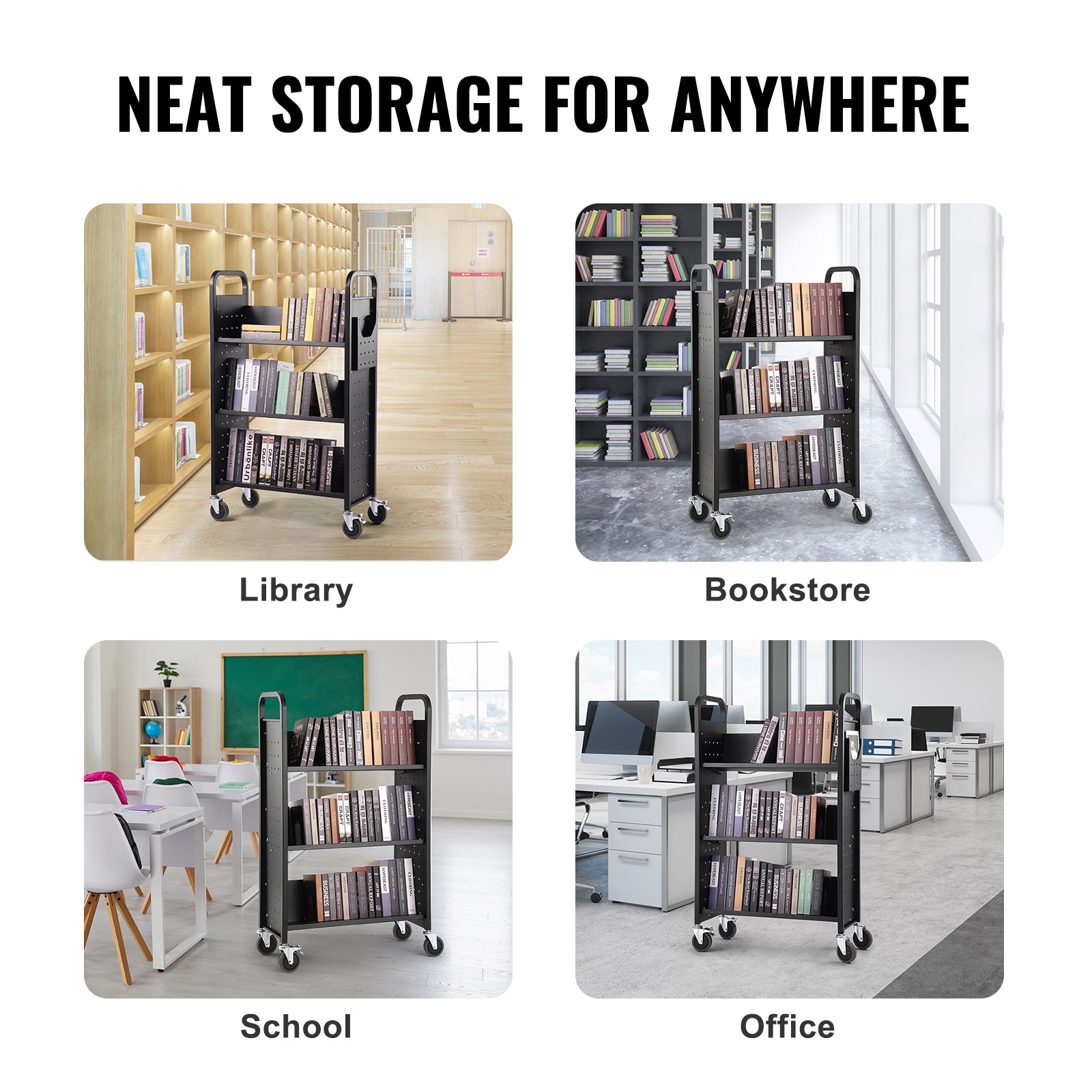 VEVOR VXTSGTCHS330WDUI5V0 bookcases - View #9
