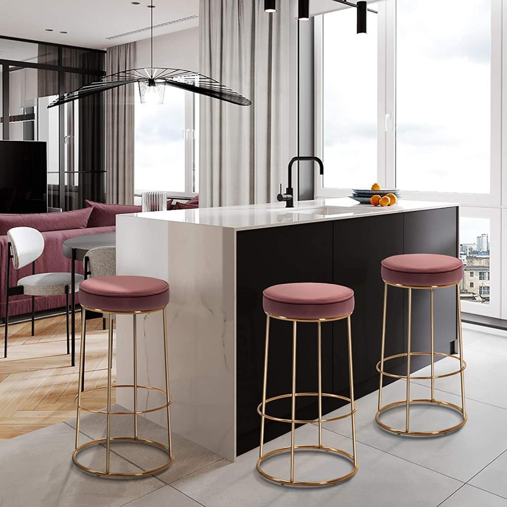 Dark pink 2025 bar stools