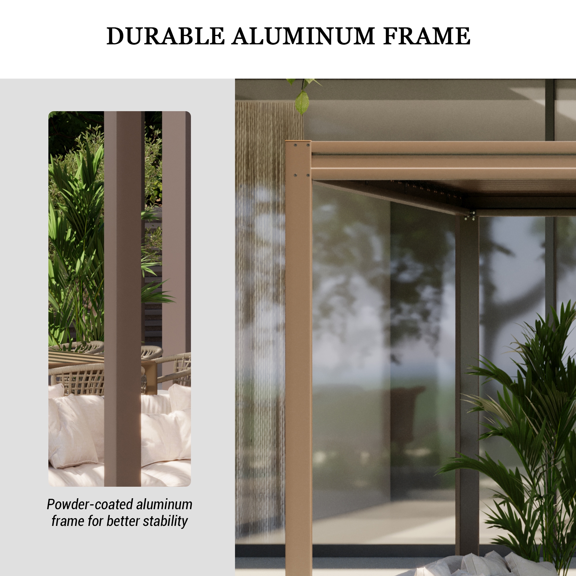 Mondawe MD-LGMF1632-BR Pergolas-2 - View #10