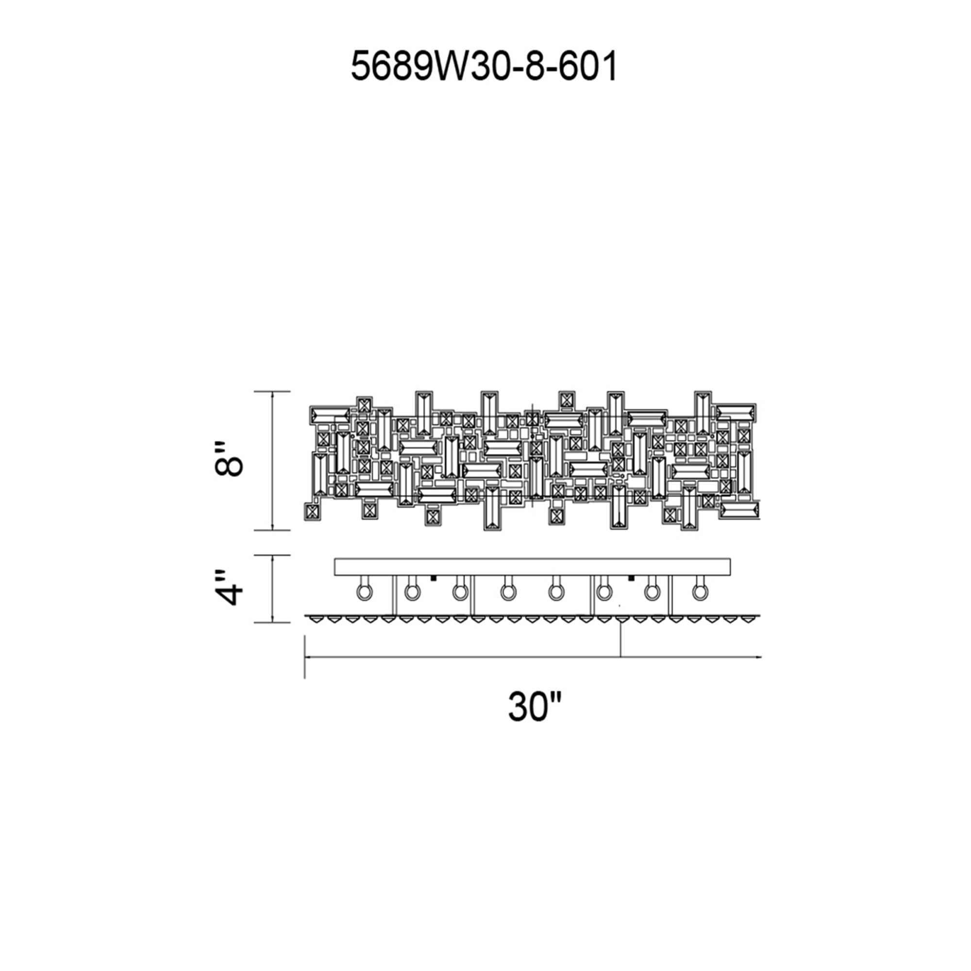CWI Lighting 5689W30-8-601 b089995 - View #9