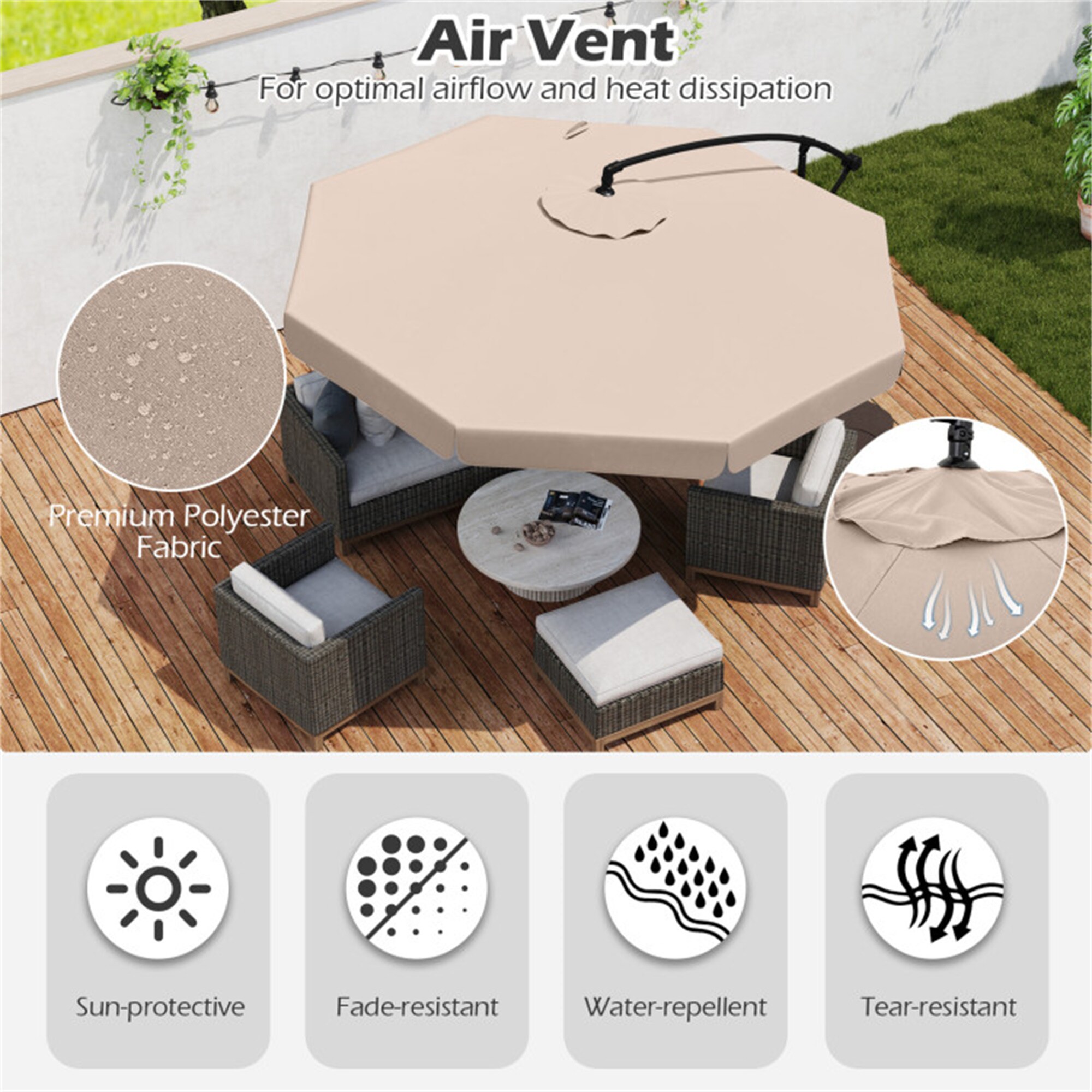 BABOOM BOM-3925WH-CO Umbrellas-2 - View #7