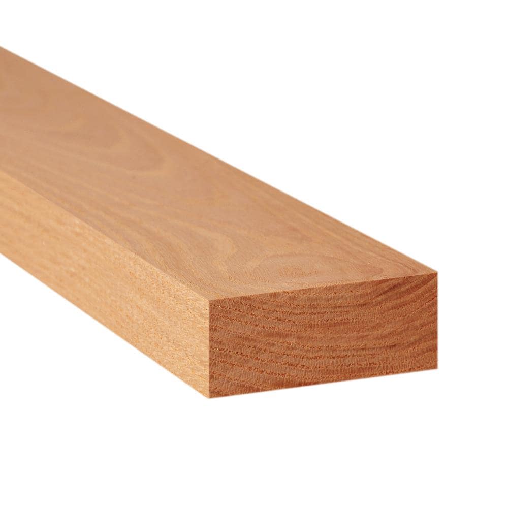  7127-08 2-in x 4-in x 8-ft #2 BTR Smooth 4 sides Cedar Green Lumber