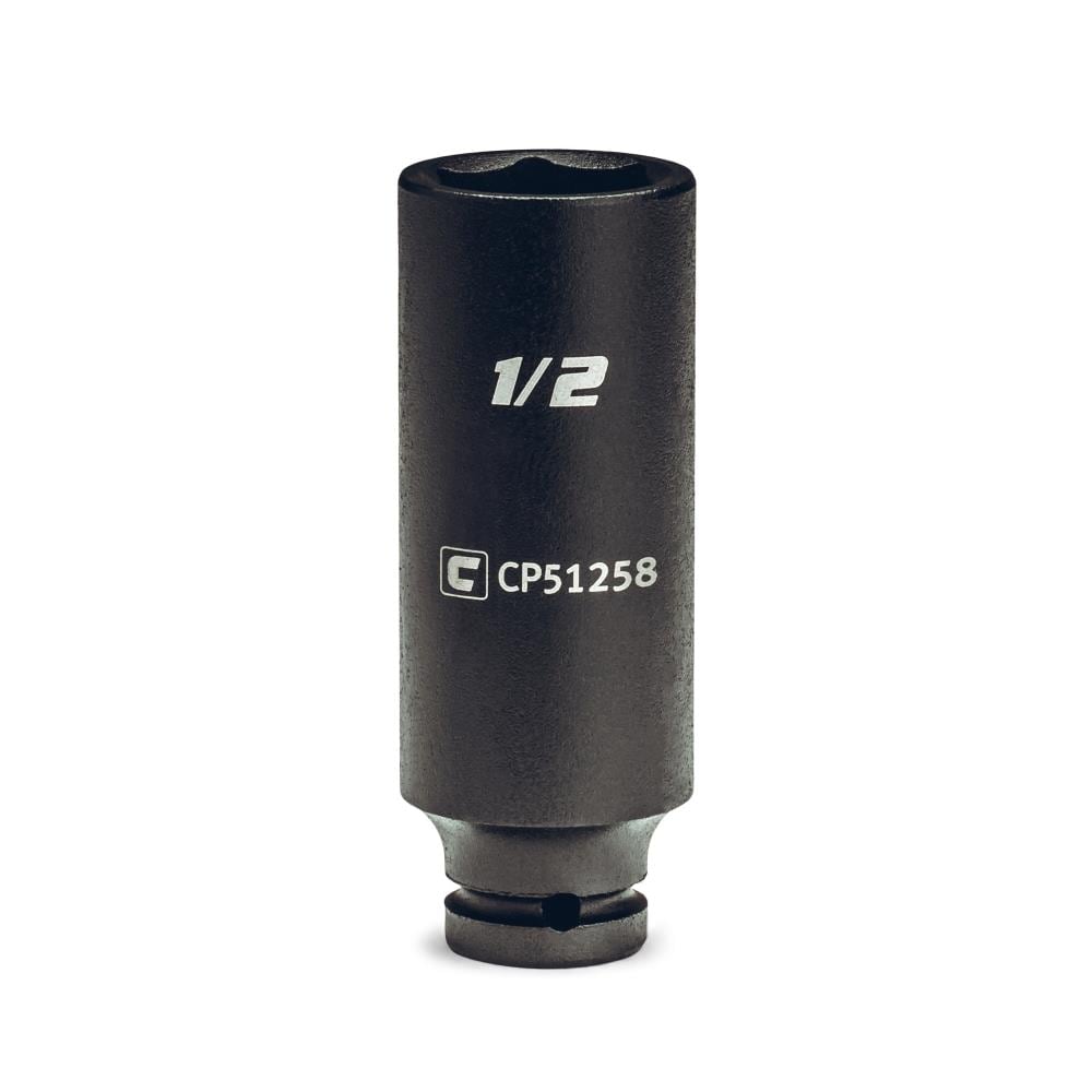 Capri Tools CP51258 Standard (SAE) 1/4-in Drive 1/2-in 6-point Impact Socket Individual