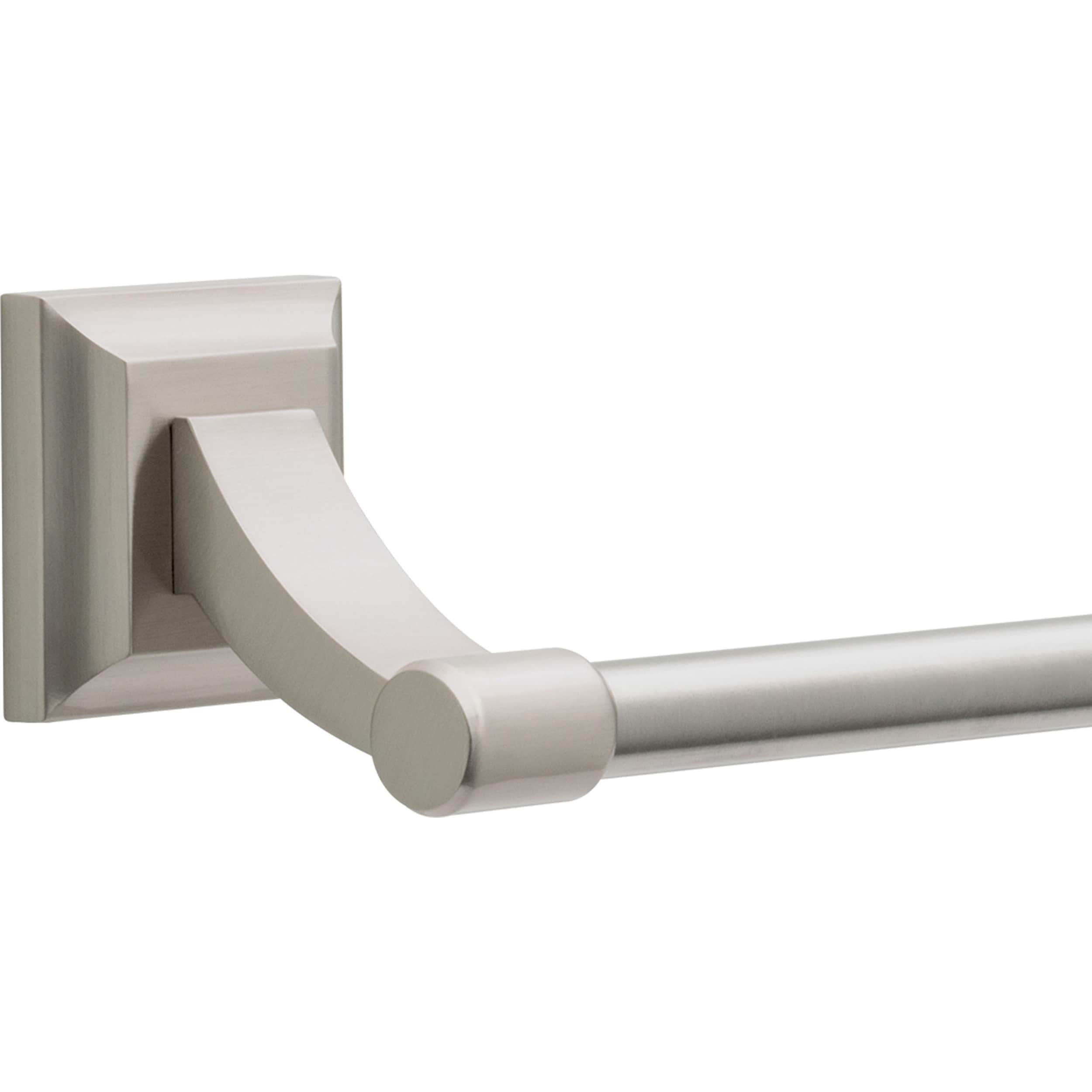 Delta Bellamy 18 in Spotshield Brushed Nickel Wall Mount Single Towel Bar at Lowes