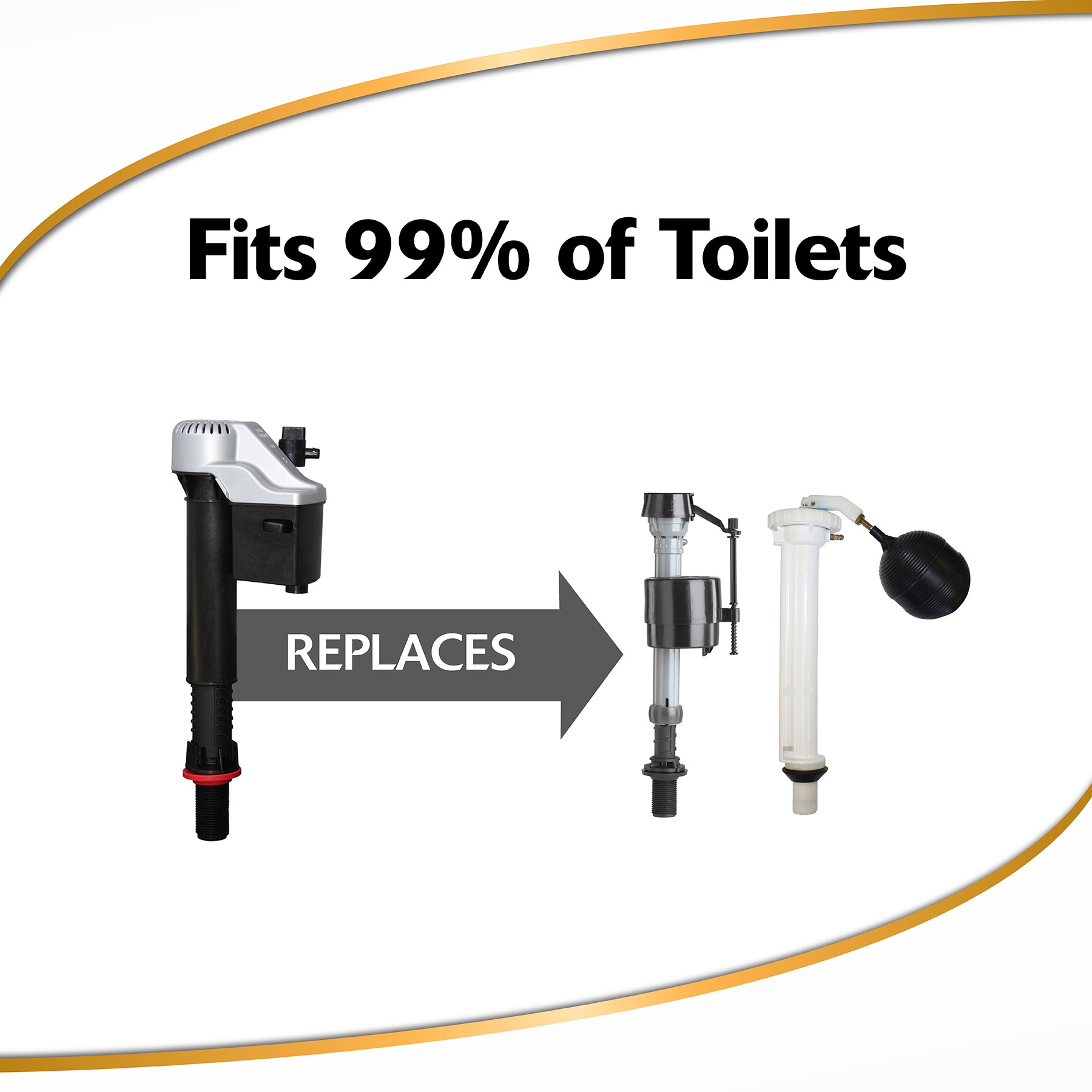 Resolve toilet filling problems with a new float valve membrane 