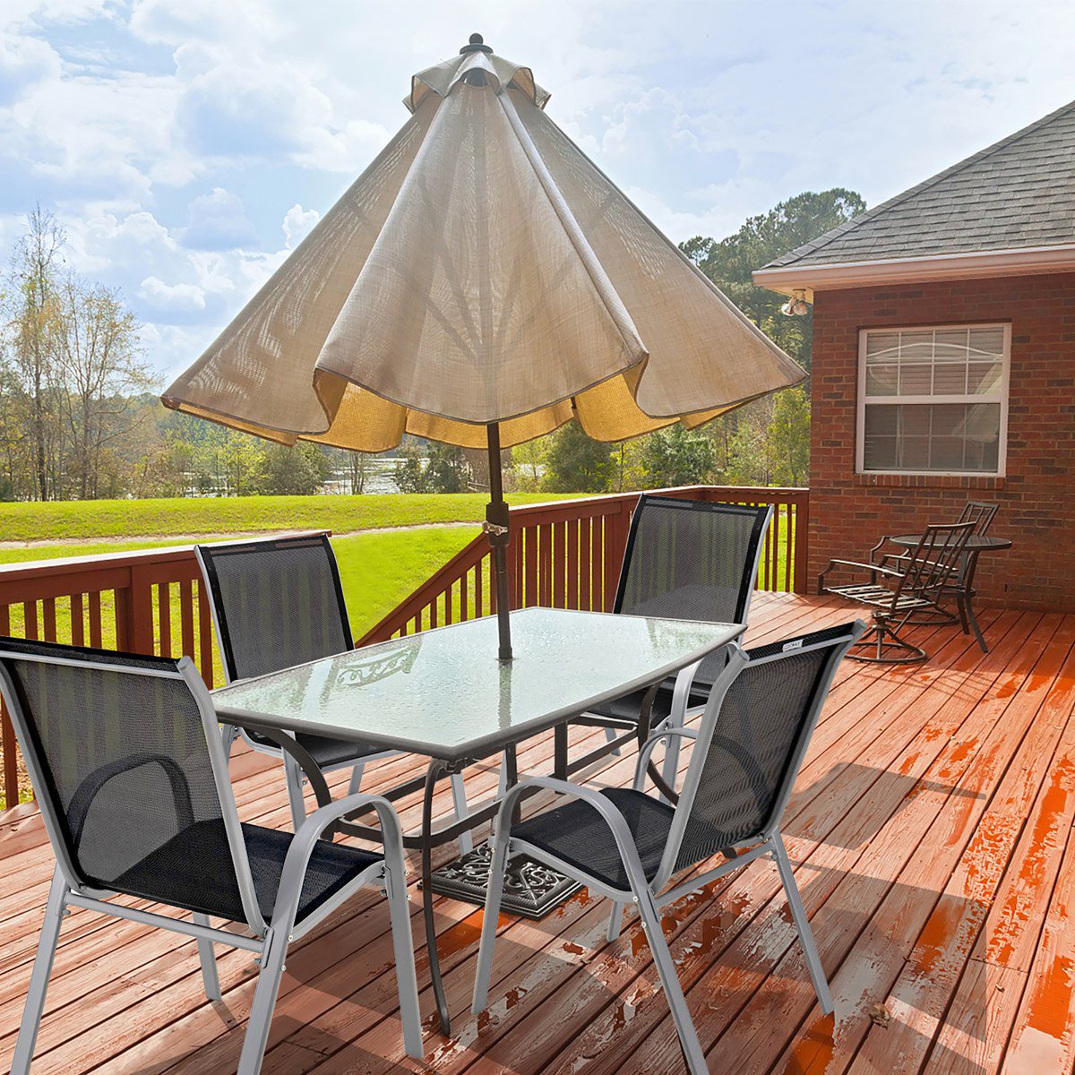 Costway NP10473DK-4 Patio-Chairs - View #3