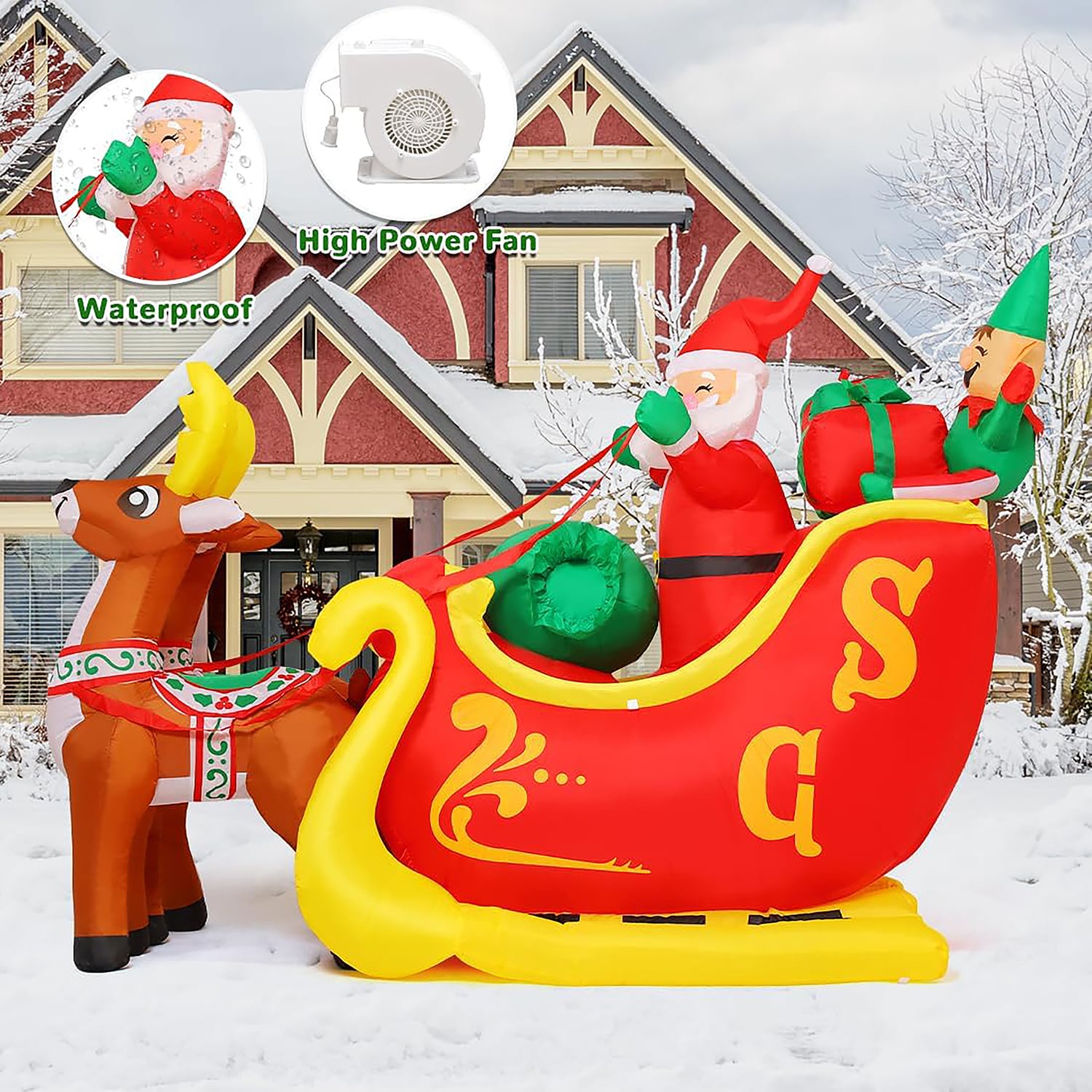 GOOSH DJ-SD-27212 Christmas-Inflatables - View #5