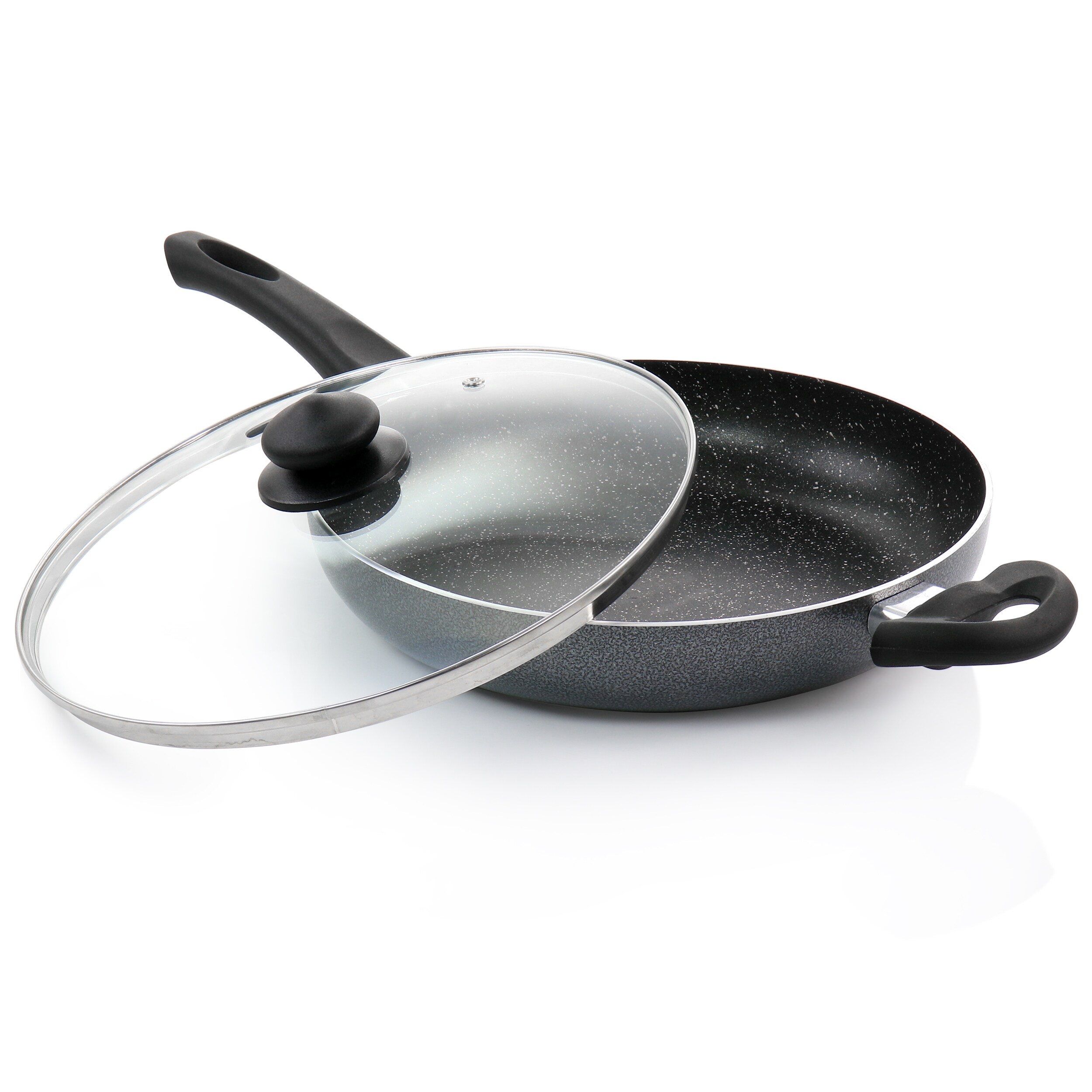 Oster 3.5 Quart Aluminum Saute Pan with Lid