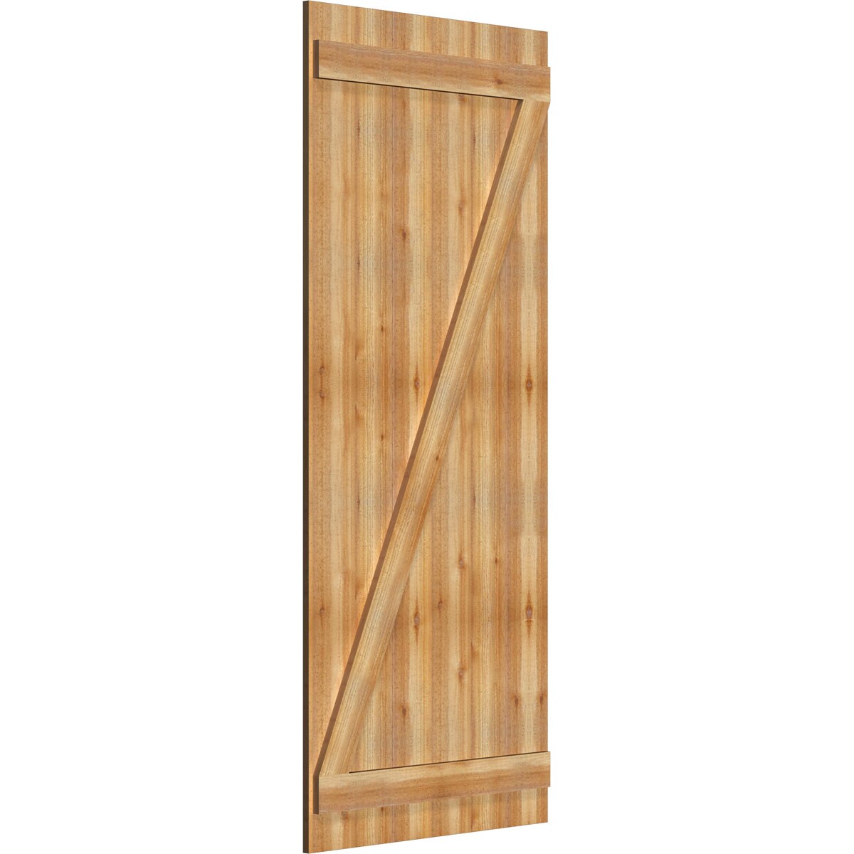 Ekena Millwork RBJ06Z32X076RWR Exterior-Shutters - View #2