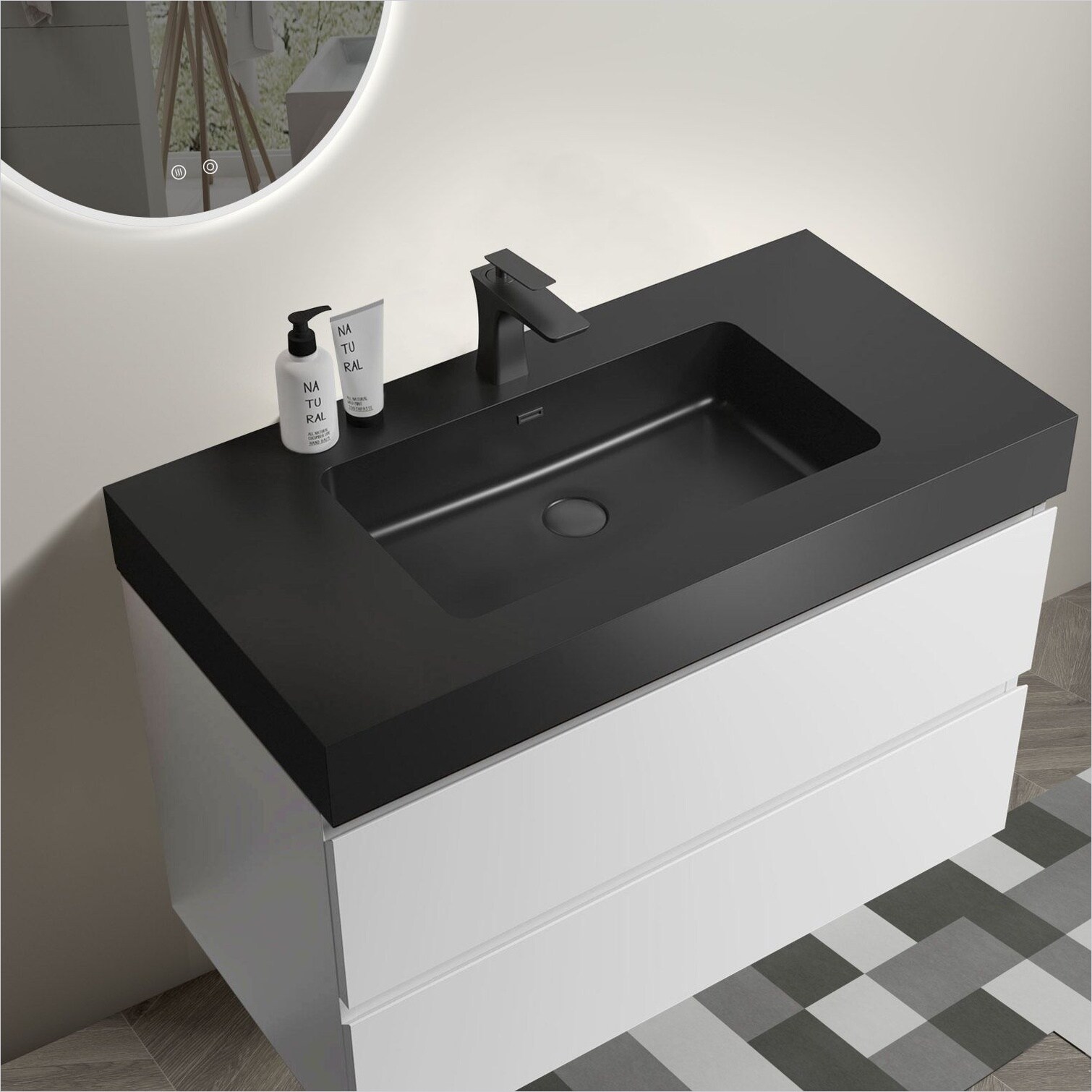 FlowLuxe UKOUNJWF2WHJ Bath-Vanity-Combo - View #4