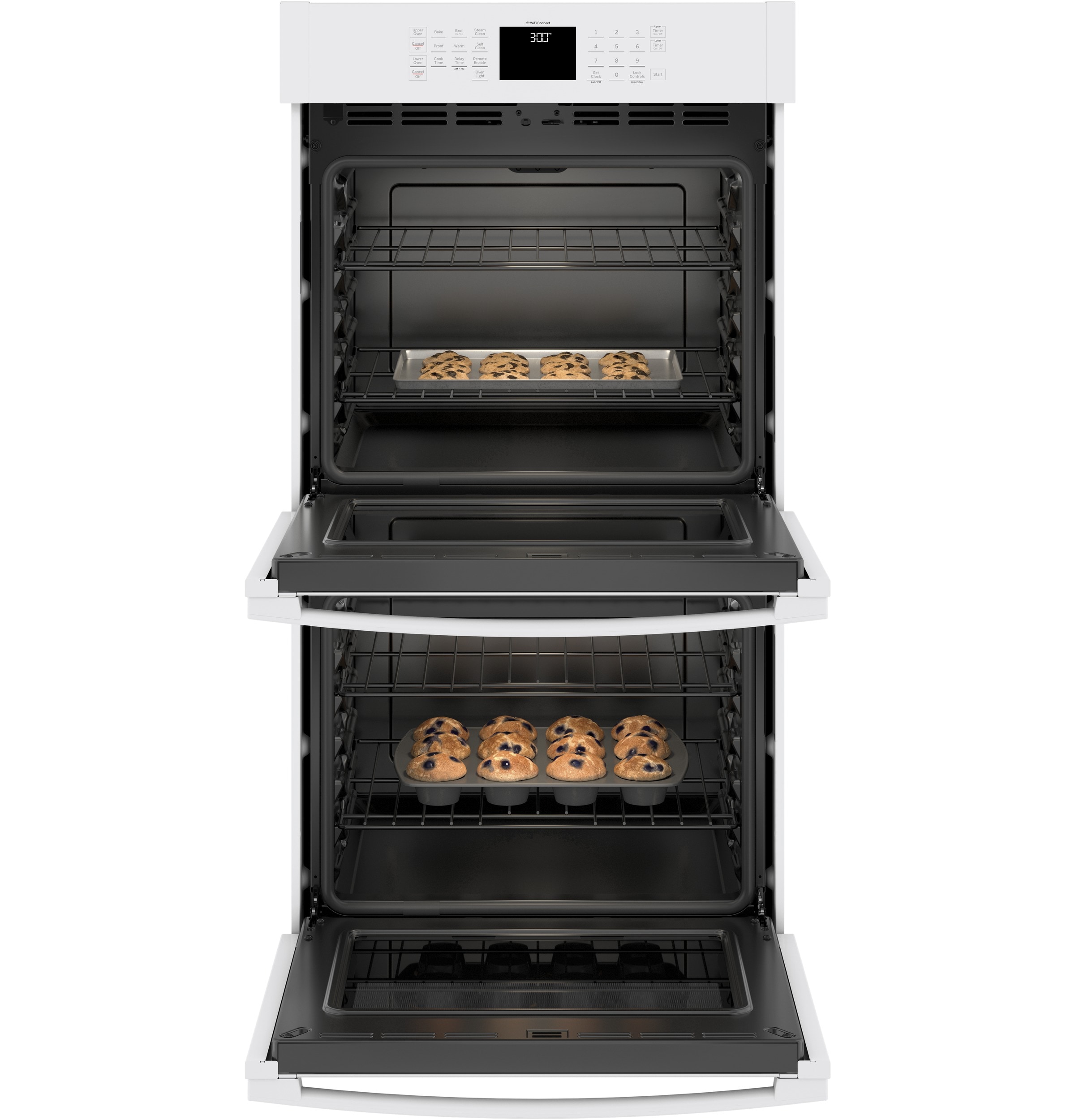 GE JKD3000DNWW Dwall-Elec-Oven - View #2
