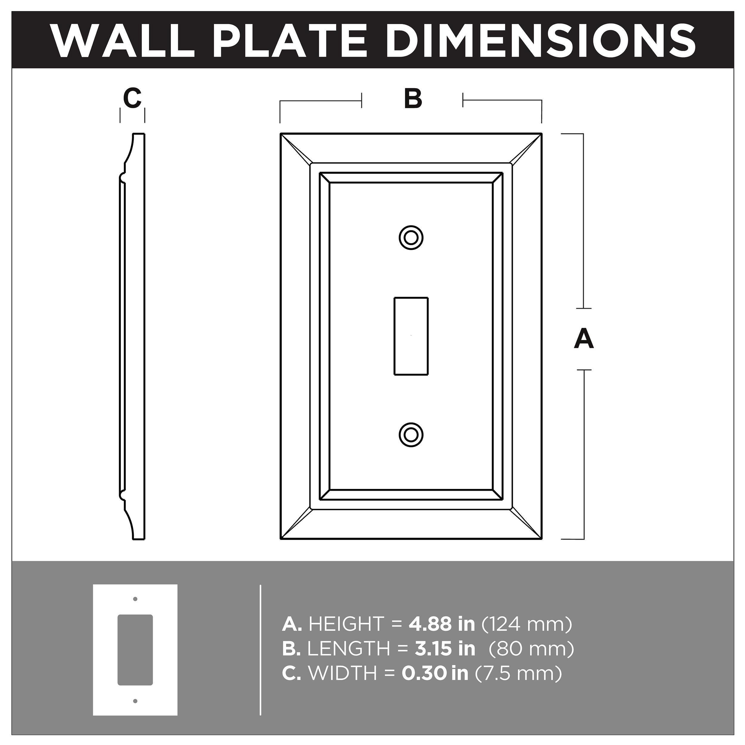 allen + roth W31557-PW-UC Electrical-Wall-Plates - View #6