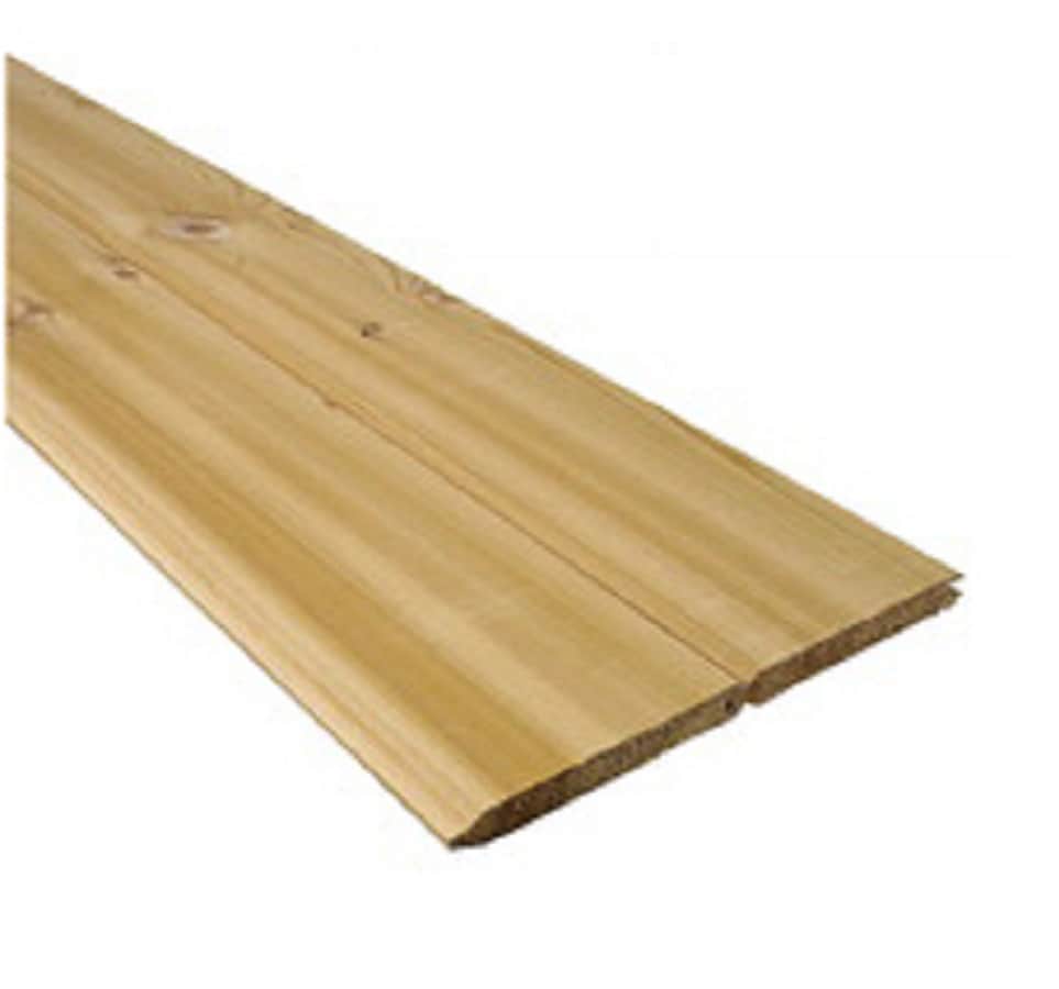  38503 1-in x 6-in x 8-ft Unfinished #3 Better S1S2E Cedar Common Softwood Board