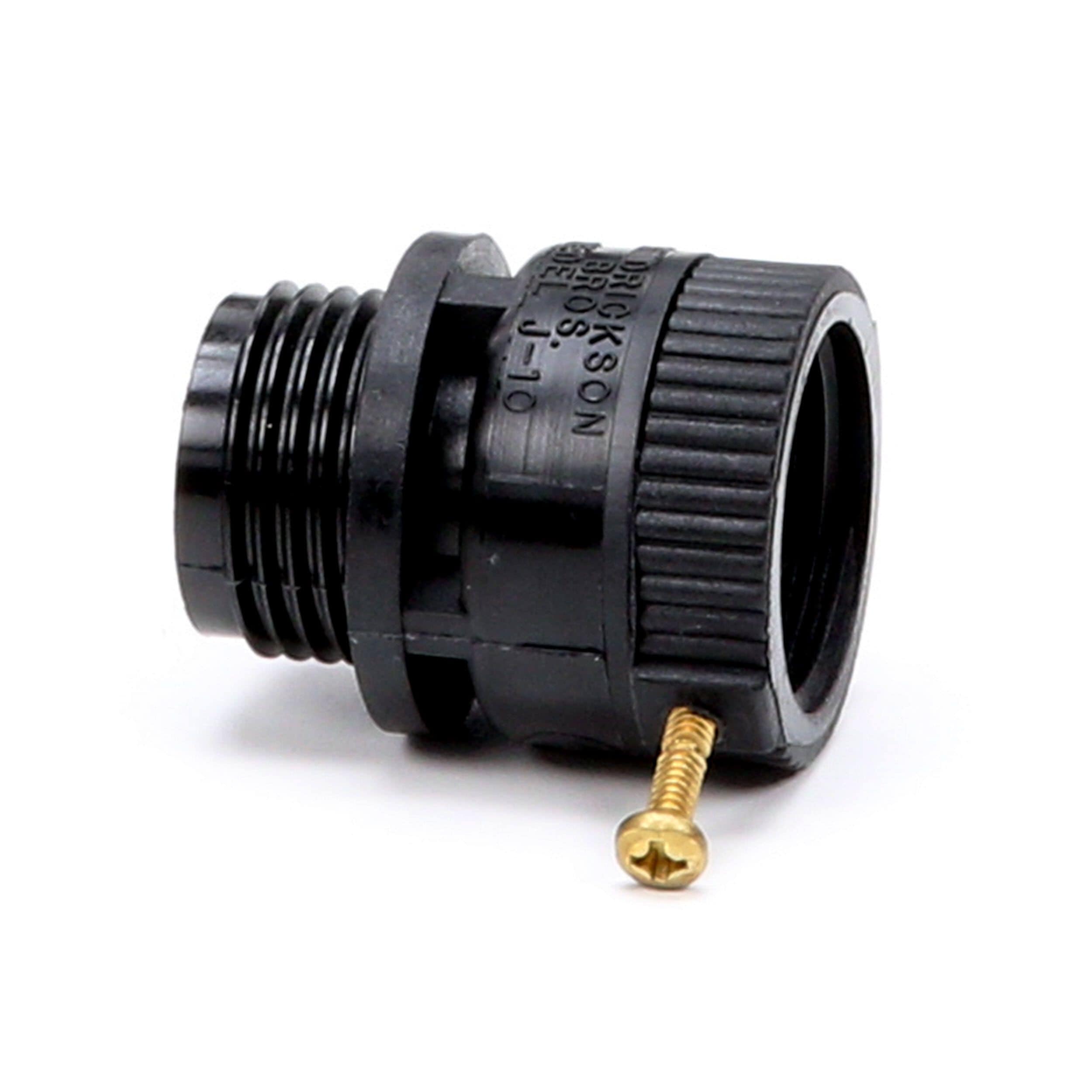 Black Plastic 3-Pack 0.25-in Male Inlet Barbed Drip Irrigation On/Off Valves