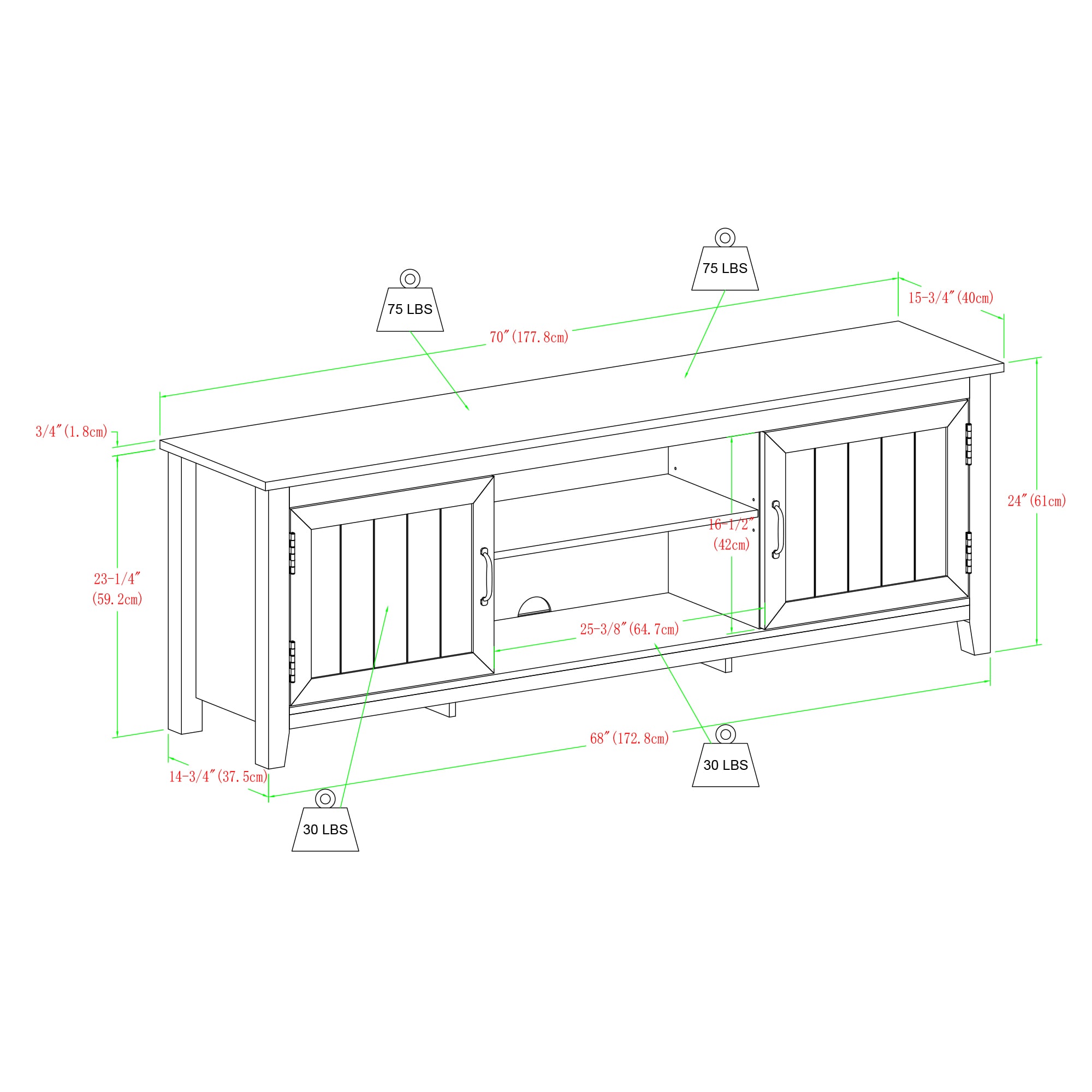 Huluwat XH-5P169352 Tv-Stands - View #6