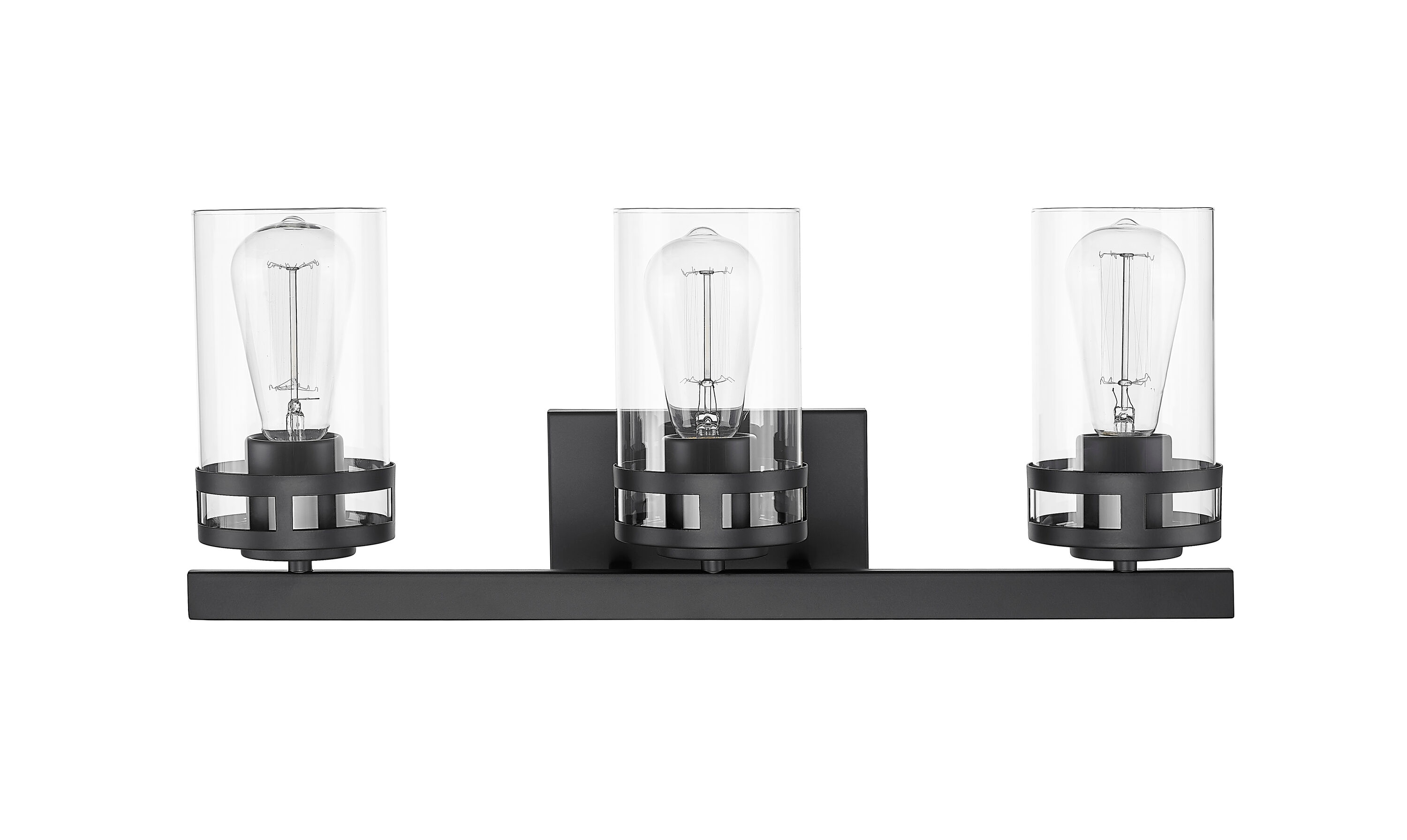 Millennium Lighting 91023-MB Lunden 22-in 3 -Light Polished Nickel Modern/contemporary Vanity light