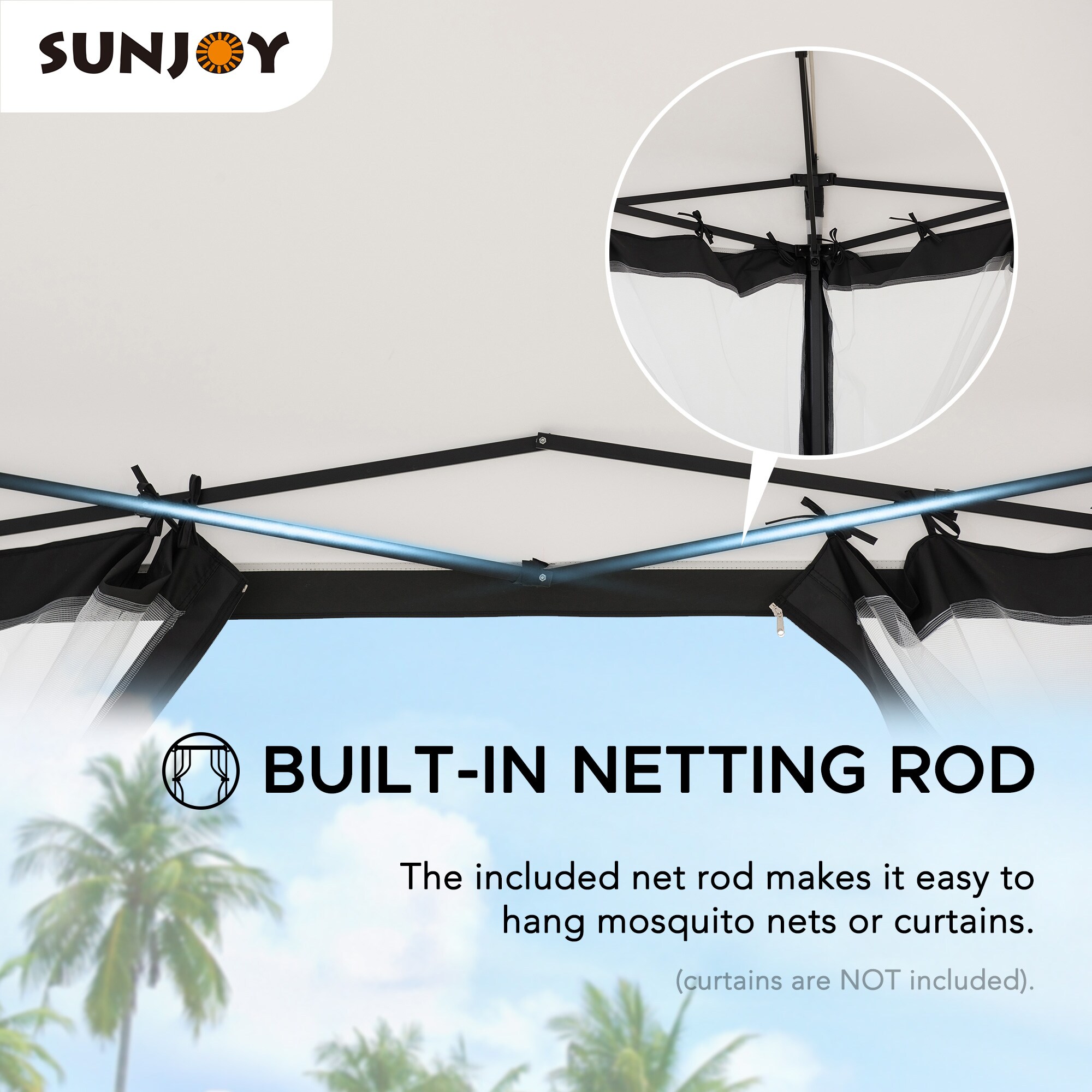 Sunjoy 168585 Wood-Resin-Gazebos - View #4