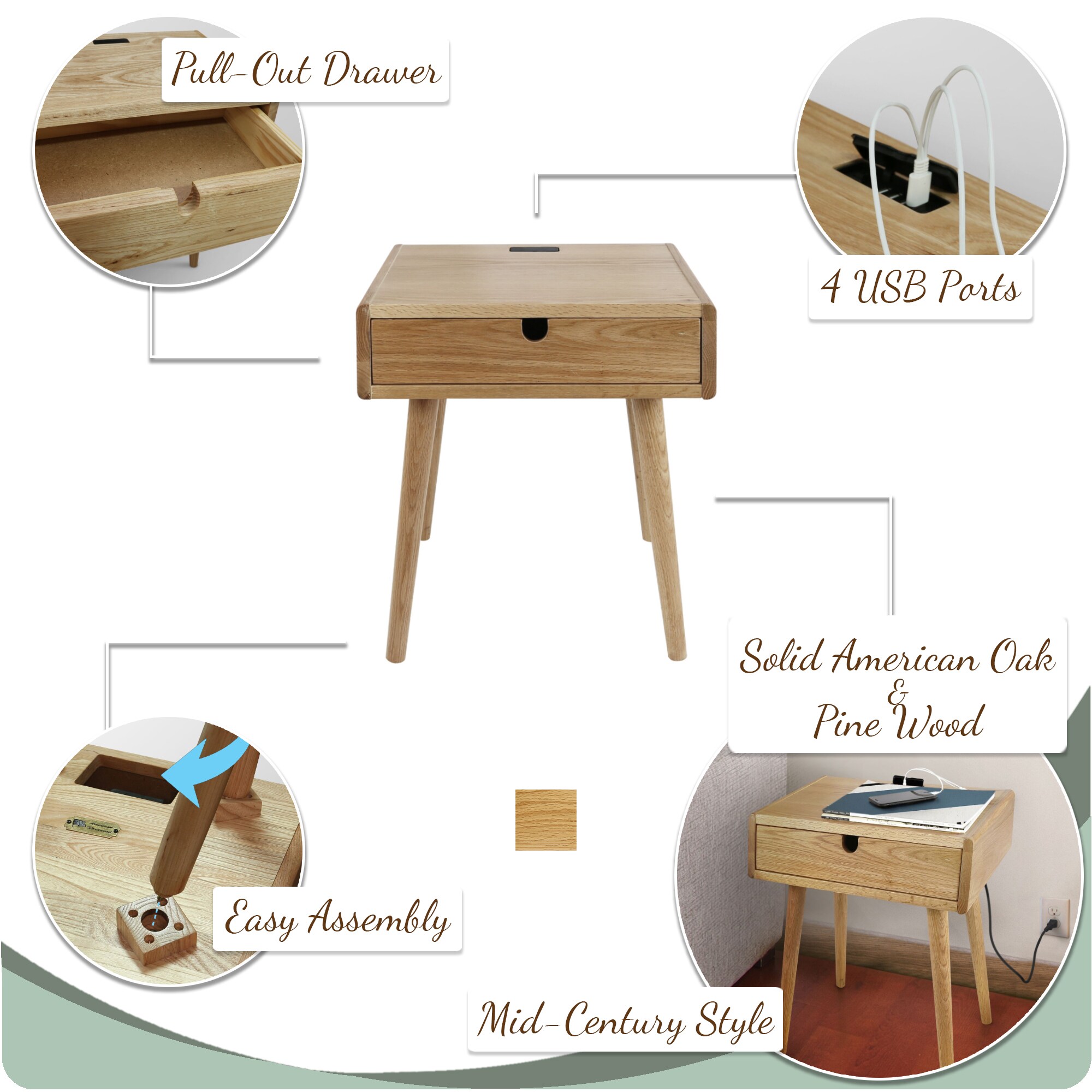 Casual Home 605-126 nightstands - View #13