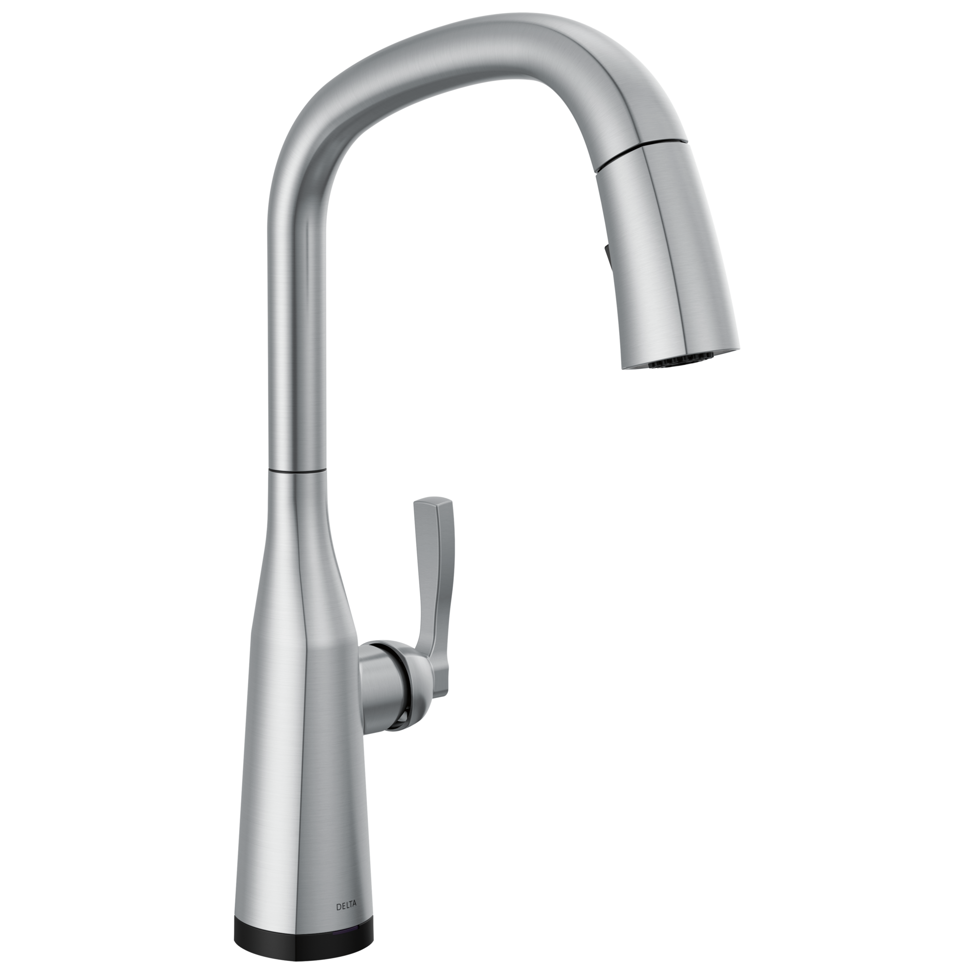 Delta 9176TV-AR-PR-DST Stryke VoiceIQ Lumicoat Arctic Stainless Single Handle Deck-mount Voice Activated Pull-down Kitchen Faucet with Sprayer