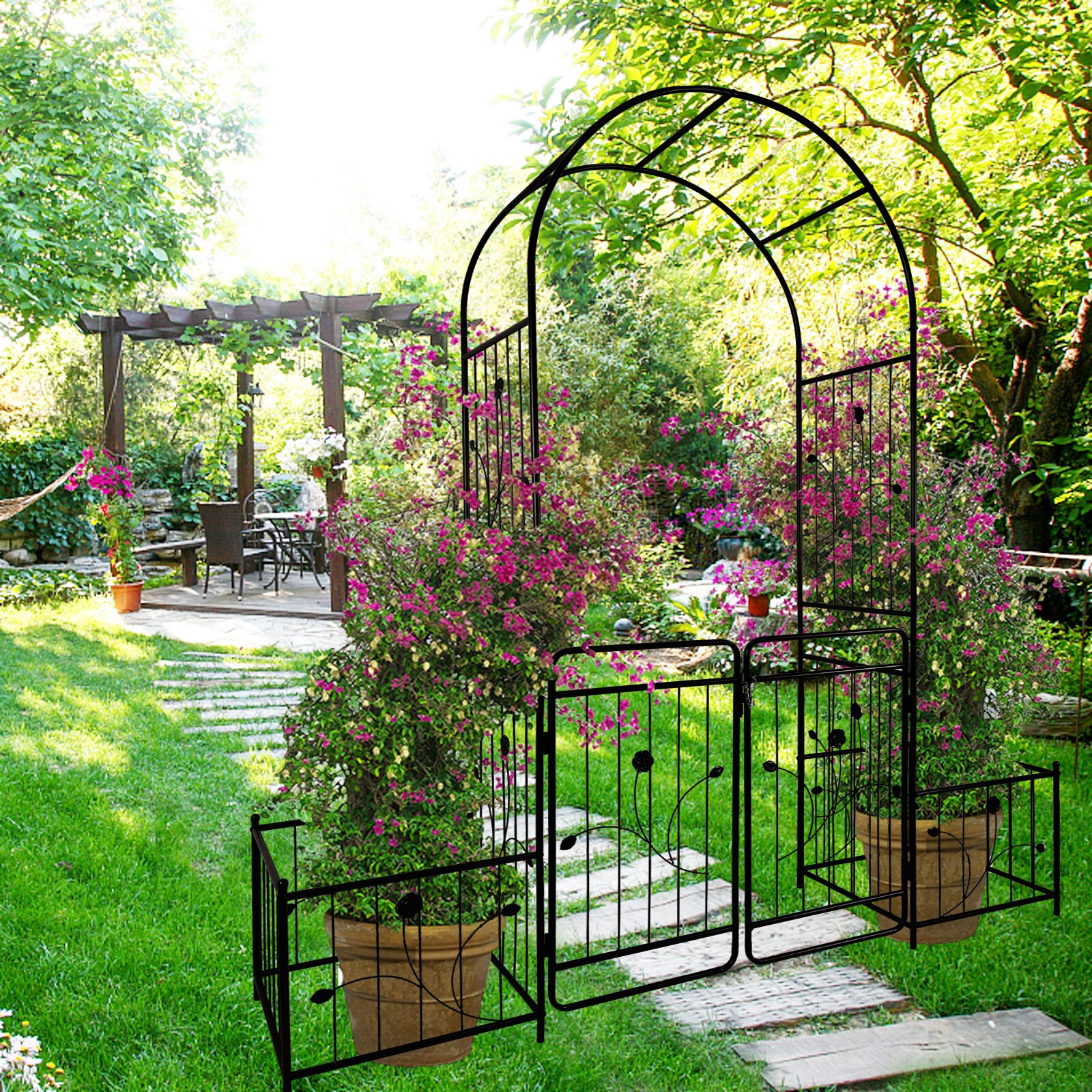 AHIOU HOME ZAAHG-81132GA Garden-Arbor - View #5