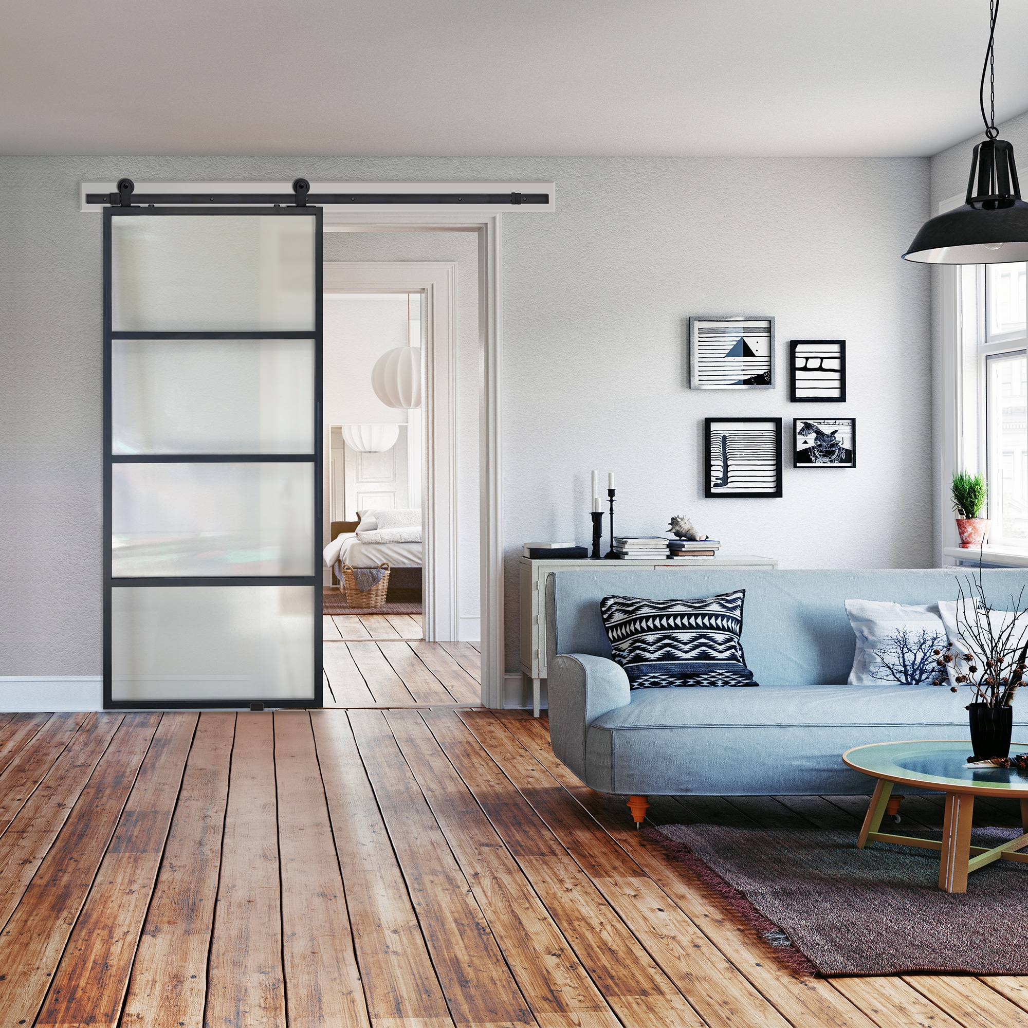 BarnDoorz BD3680LT4CLD Barn-Doors - View #7