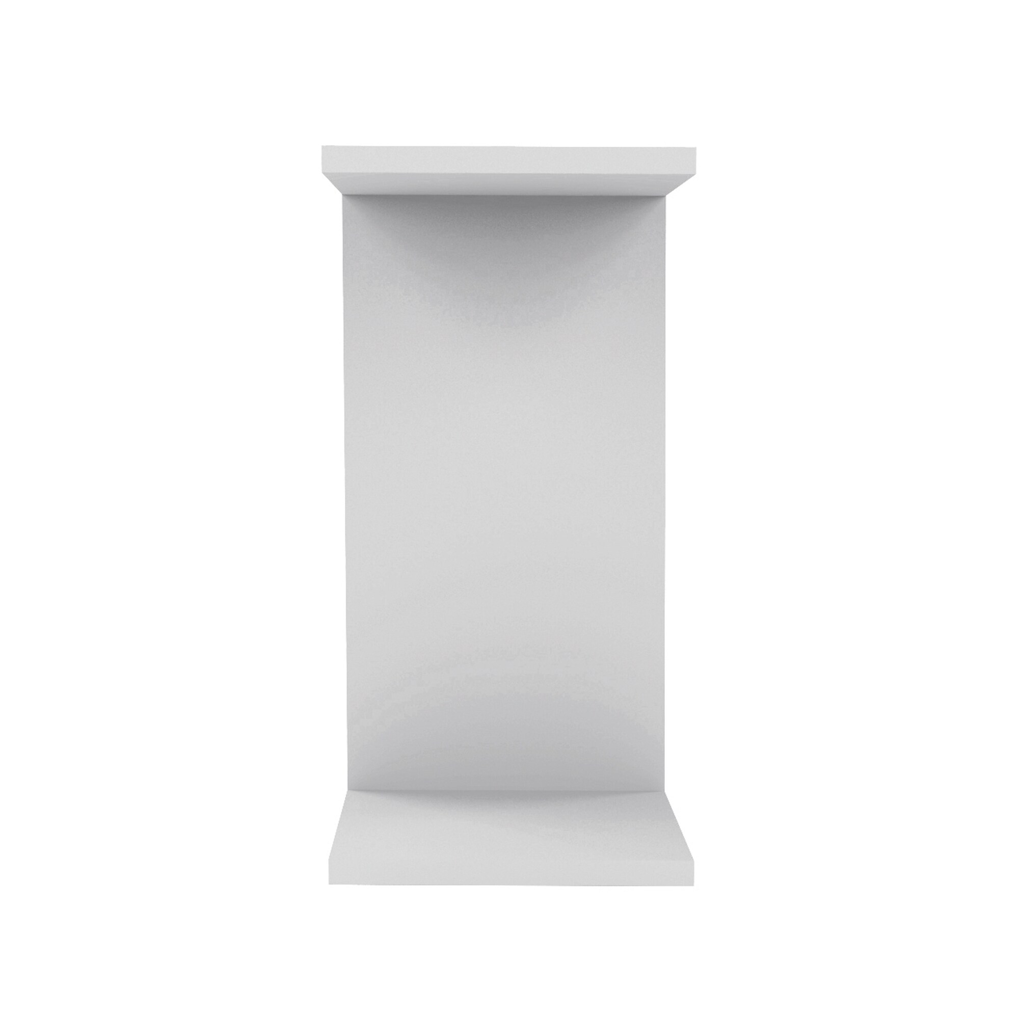 white marine modern end table