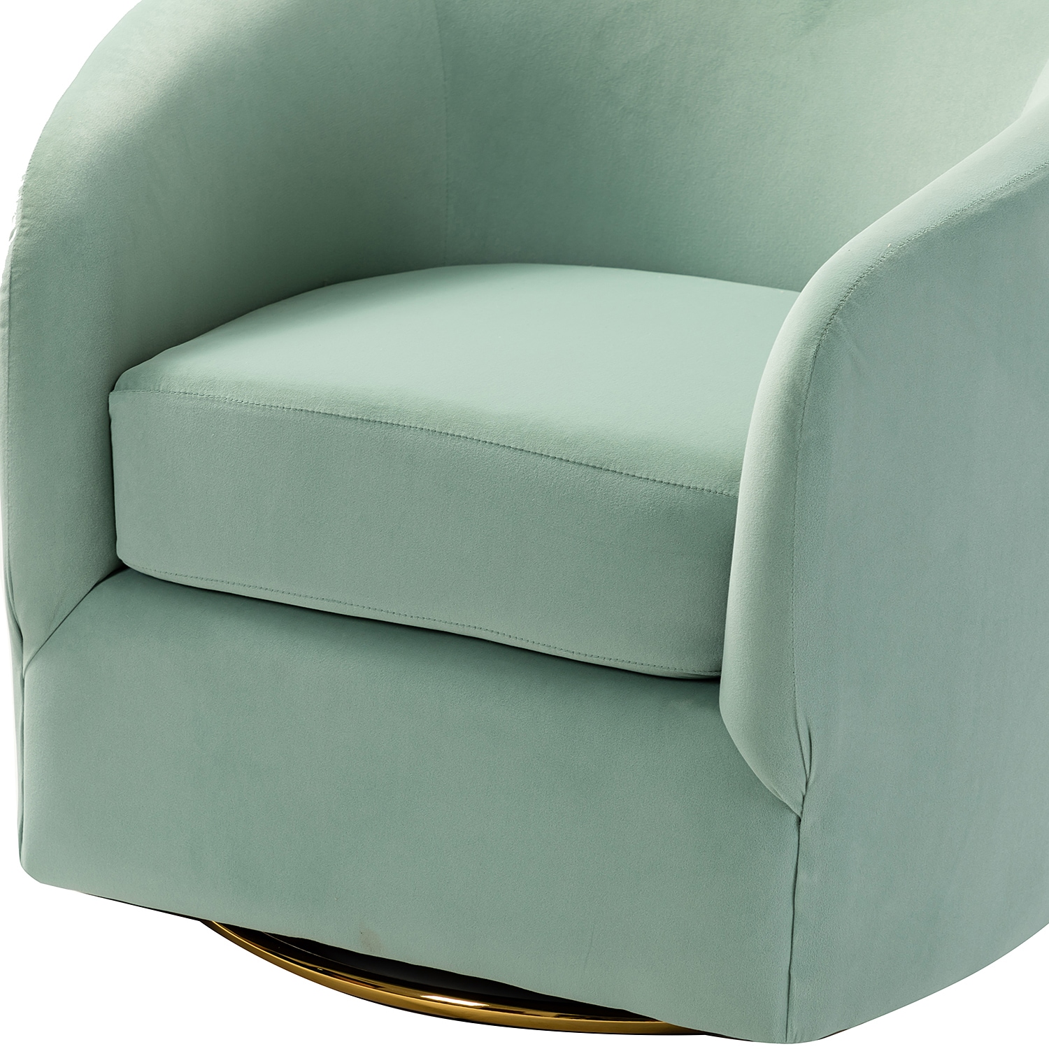 Swivel discount chair green