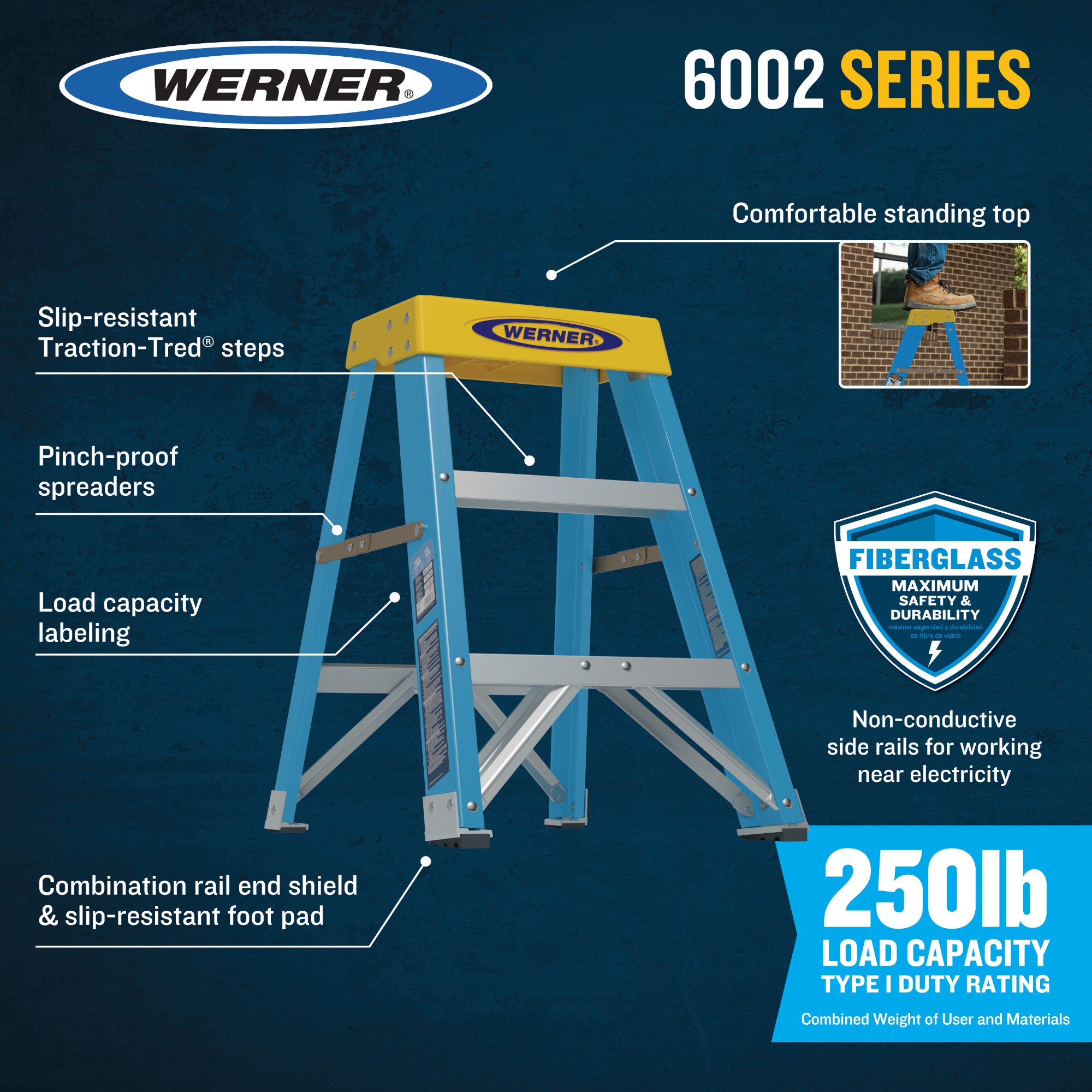 Werner 6002 Step-Ladders - View #9