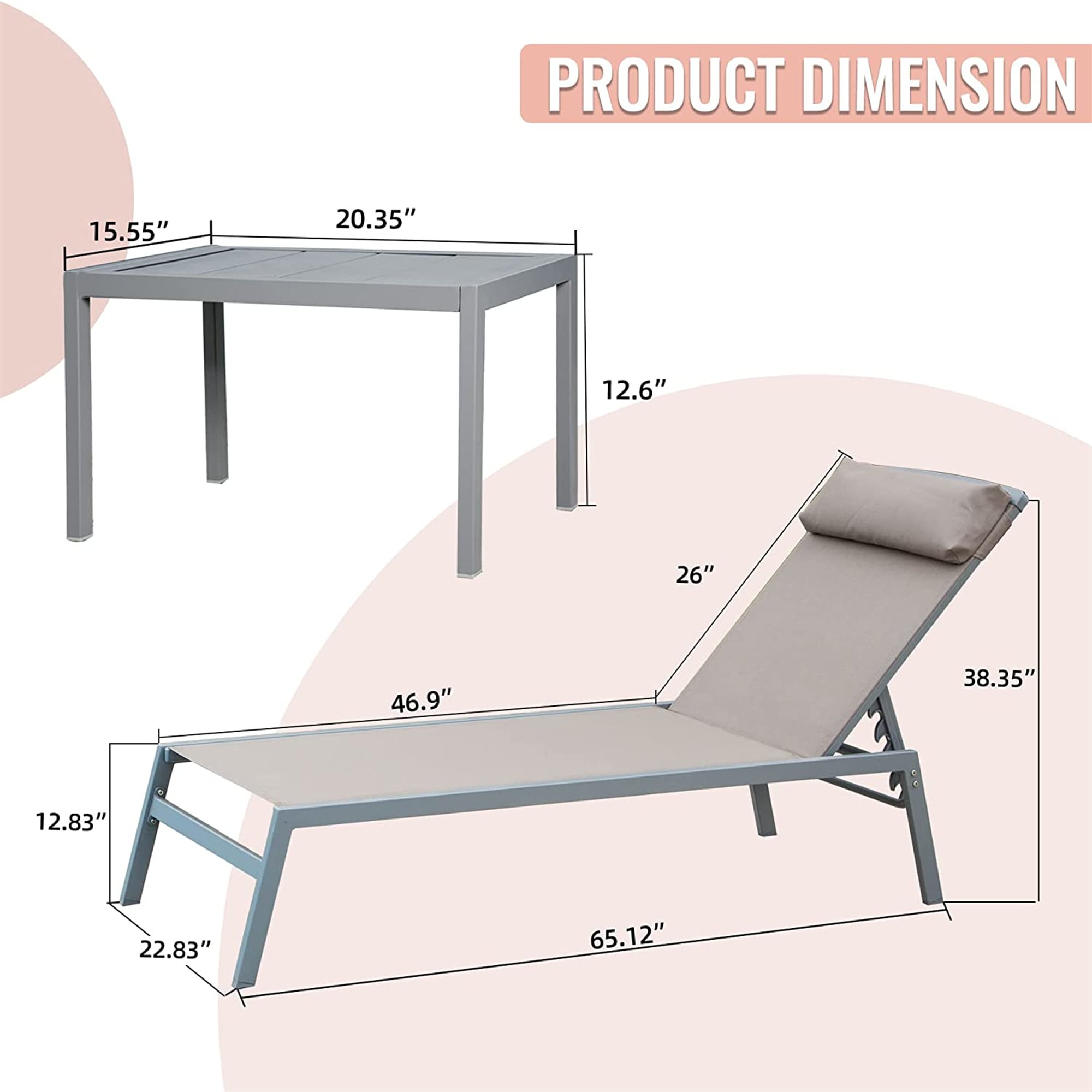 ToolCat PG2-138-PT Patio-Chairs - View #2