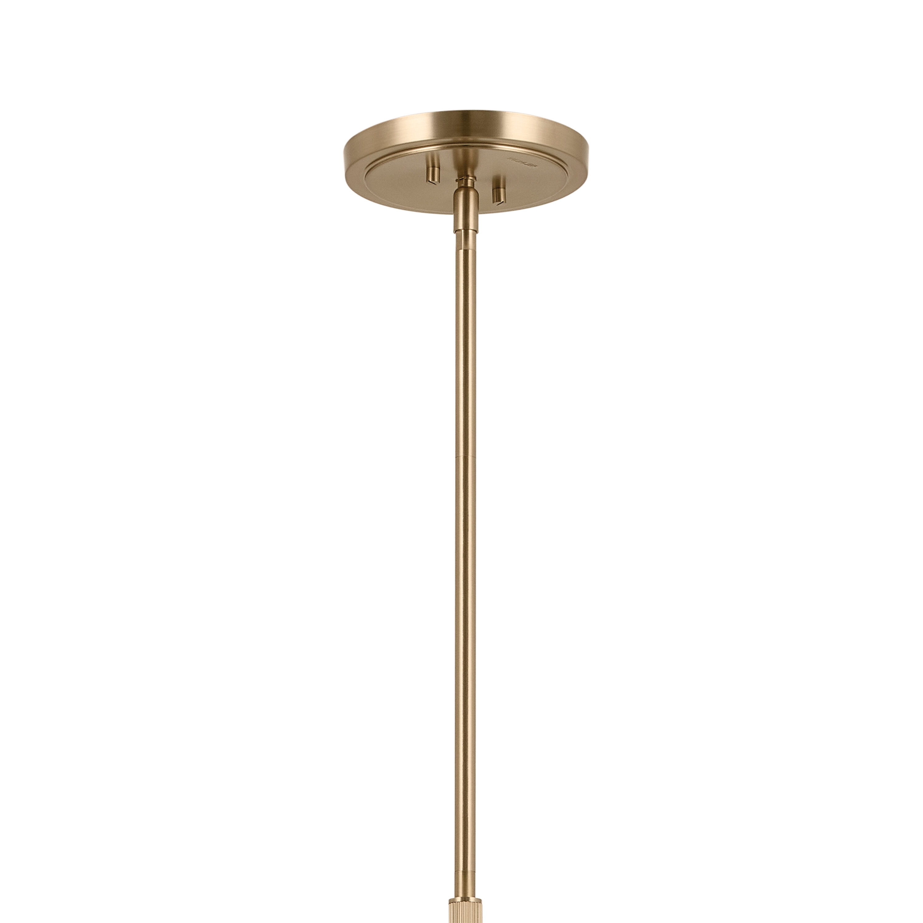 Champagne Bronze 8-Light Oval Candle Chandelier