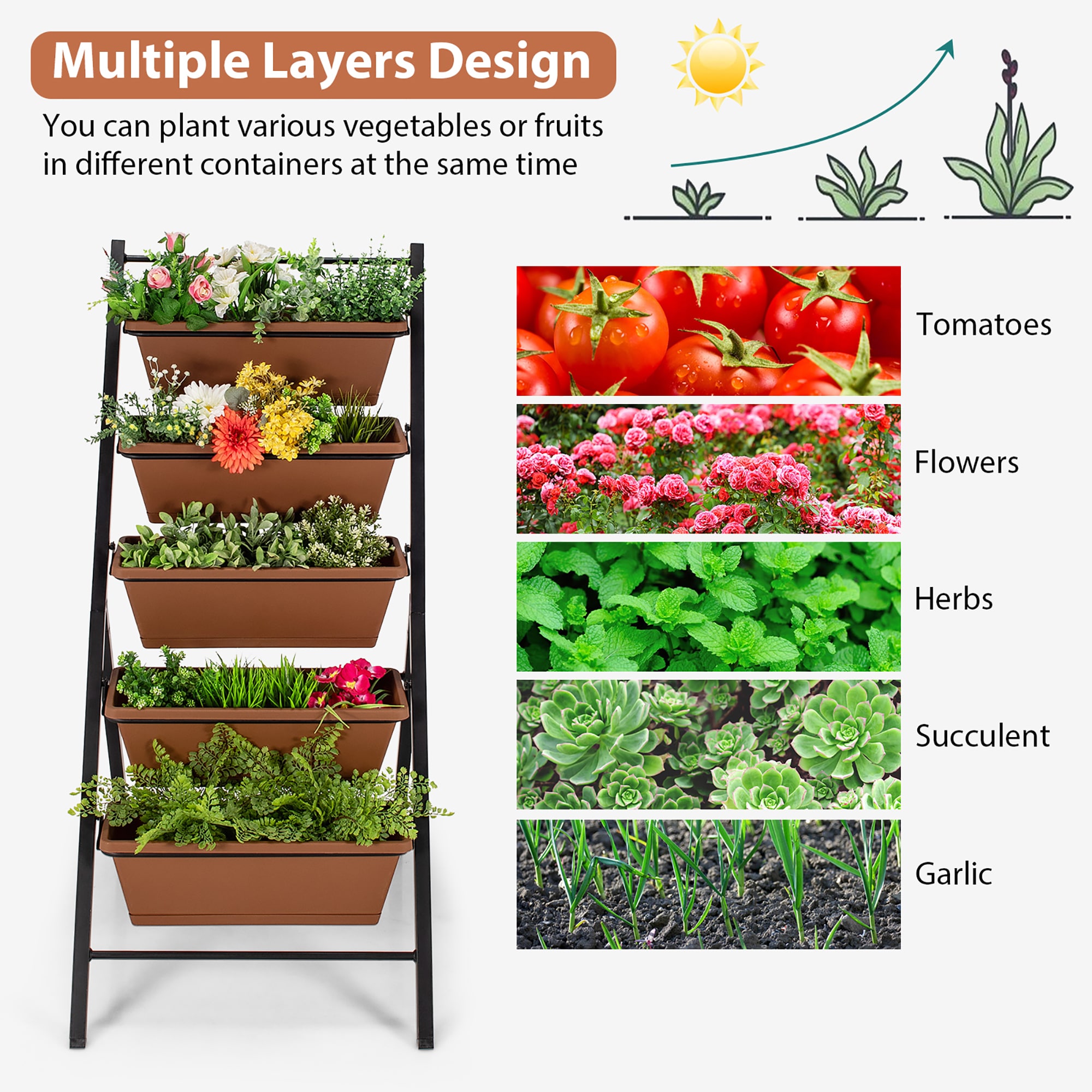 Costway LWS00586 Raised-Planter-Boxes - View #5