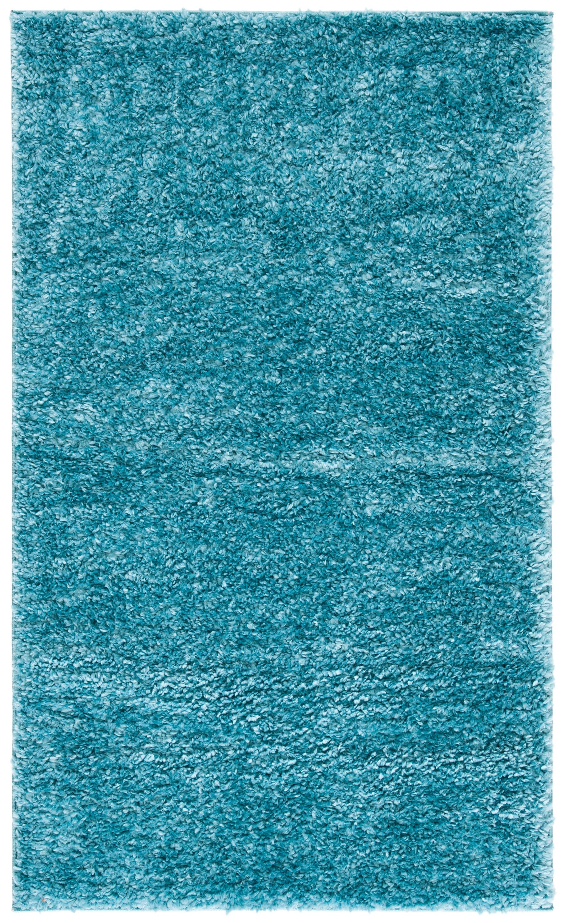 Safavieh August Shag 2 X 4 Ft Turquoise Indoor Solid Farmhouse   45555039 