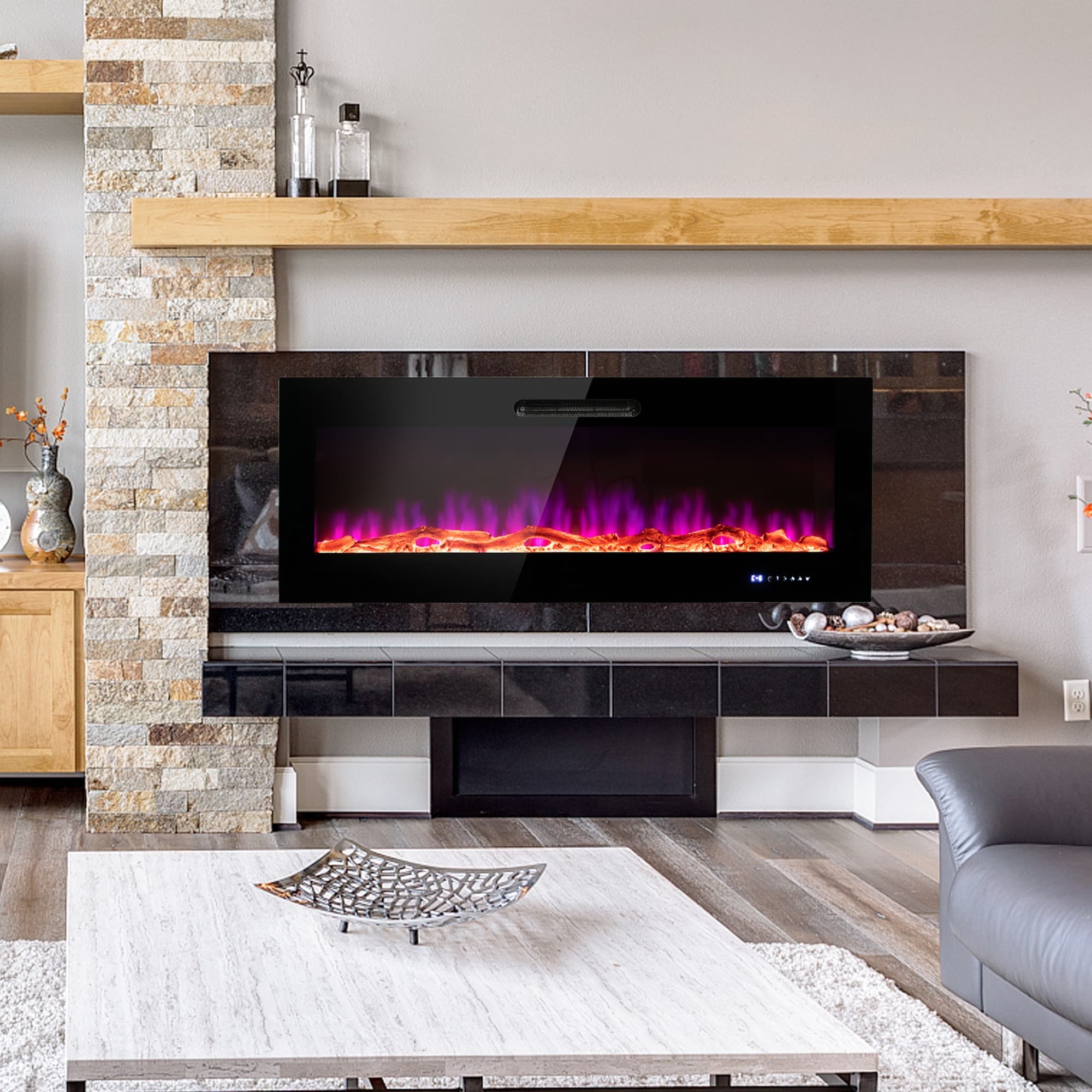 Dimakai DK-FP10132US-DK Electric-Fireplaces - View #3