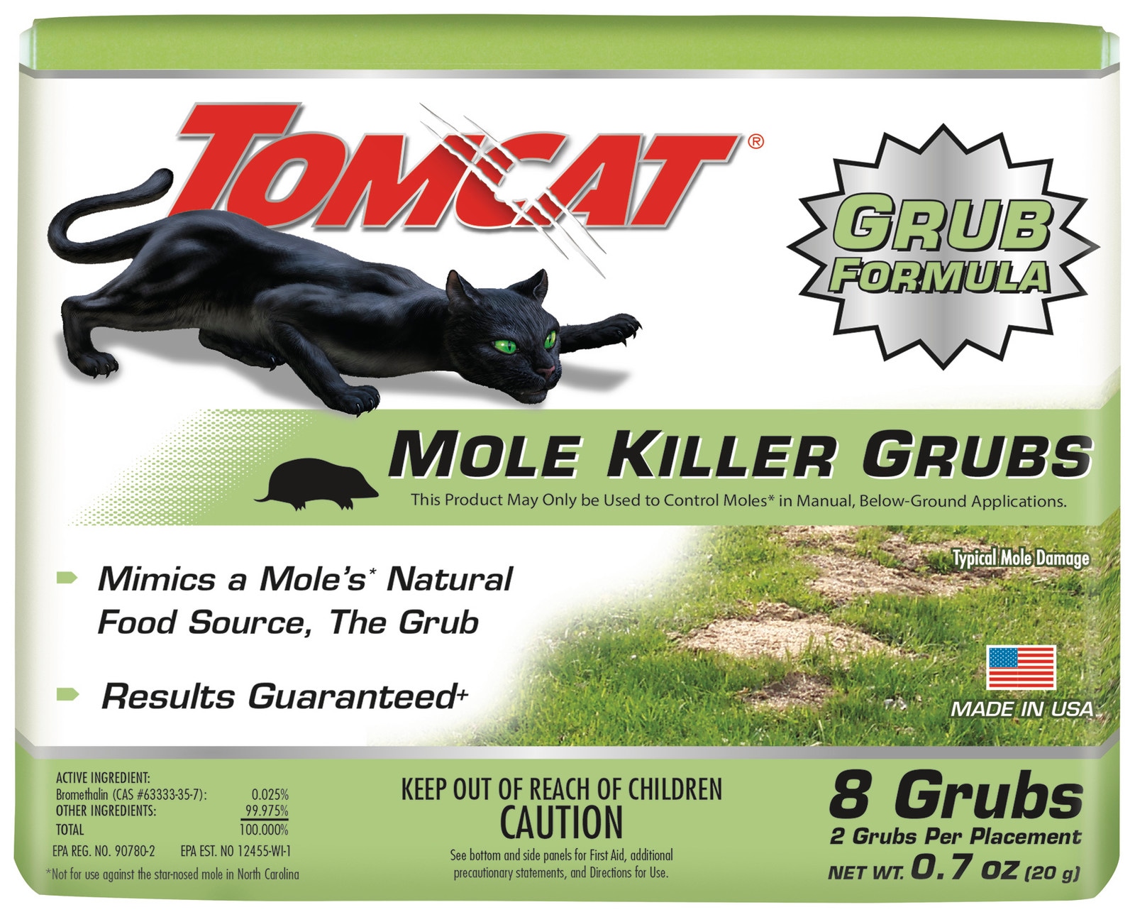 Tomcat Mole Trap Professional Grade Safe Design **NEW**
