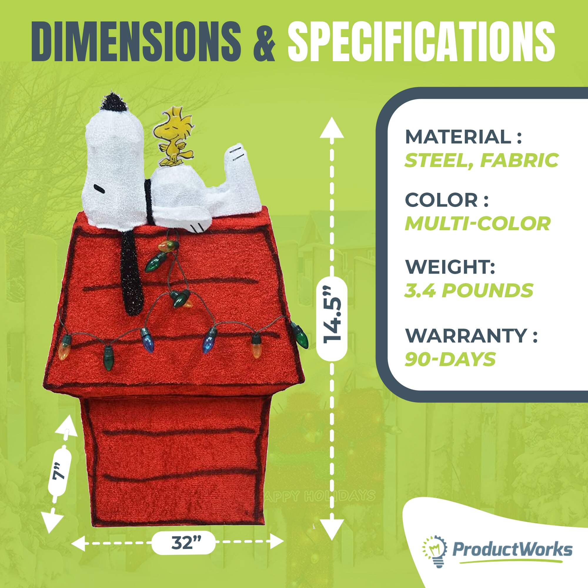 ProductWorks 235771 Outdoor-Christmas-Decor - View #3