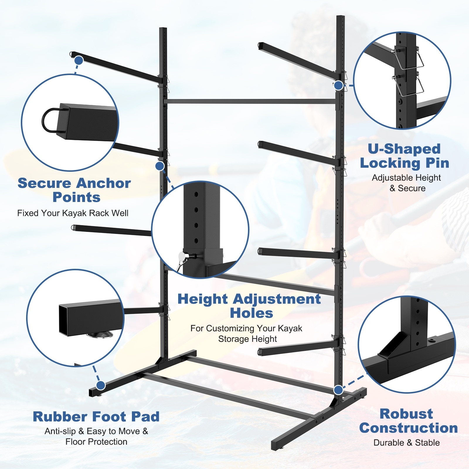 Esazn I1600052-BKGS-LLYU Utility-Hooks-Racks - View #6