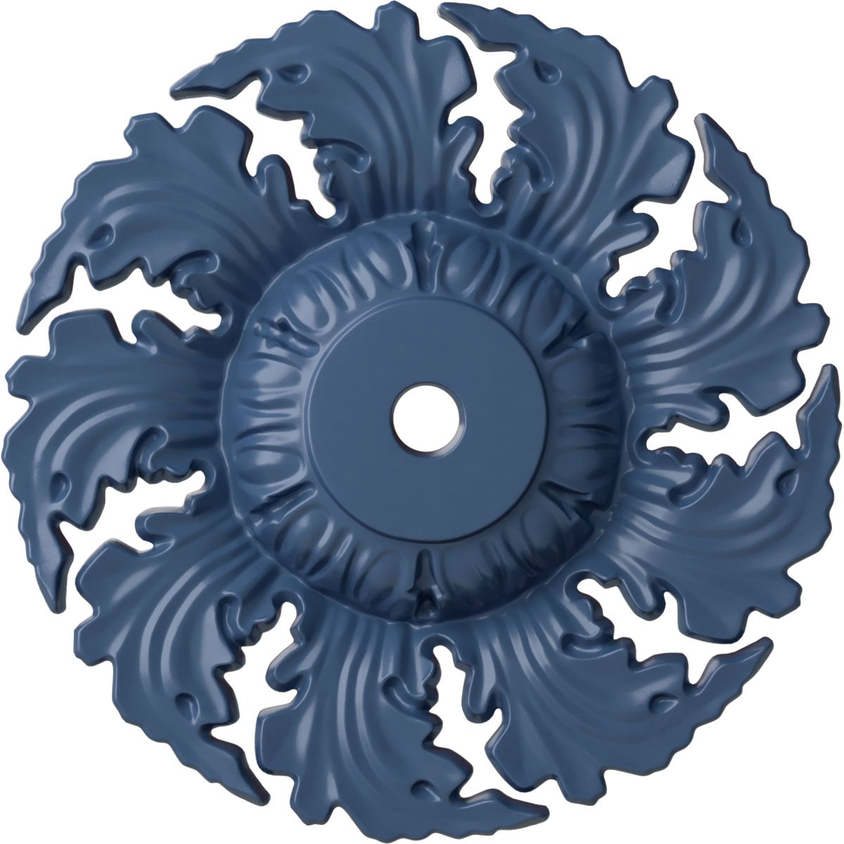 Ekena Millwork CM14NEAMF Needham 14.625-in W x 14.625-in L Painted Americana Polyurethane Whole Ceiling Medallion