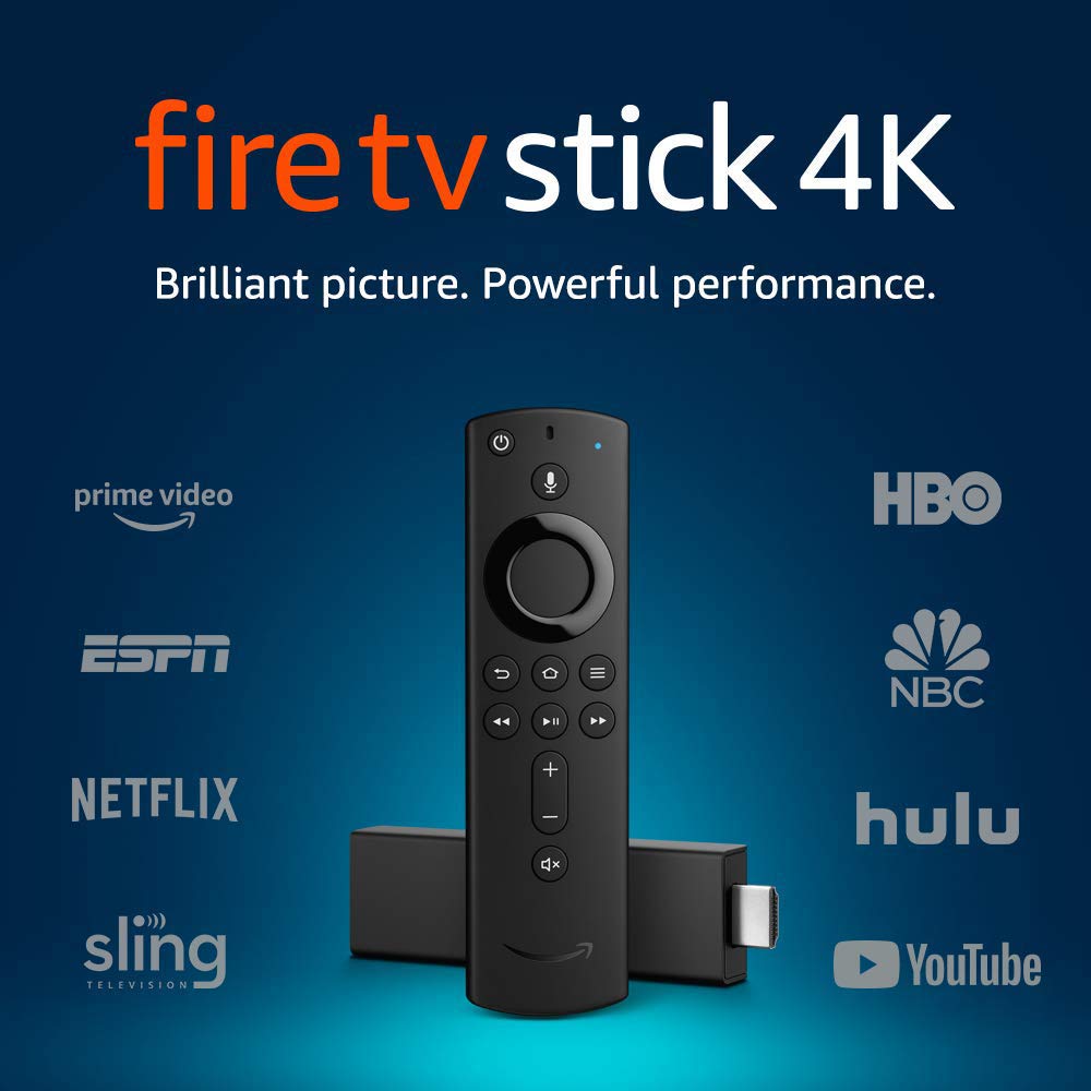 Fire TV Stick 4K with Alexa Voice Remote, Streaming Media Player -  Black in the Media Streaming Devices department at Lowes.com
