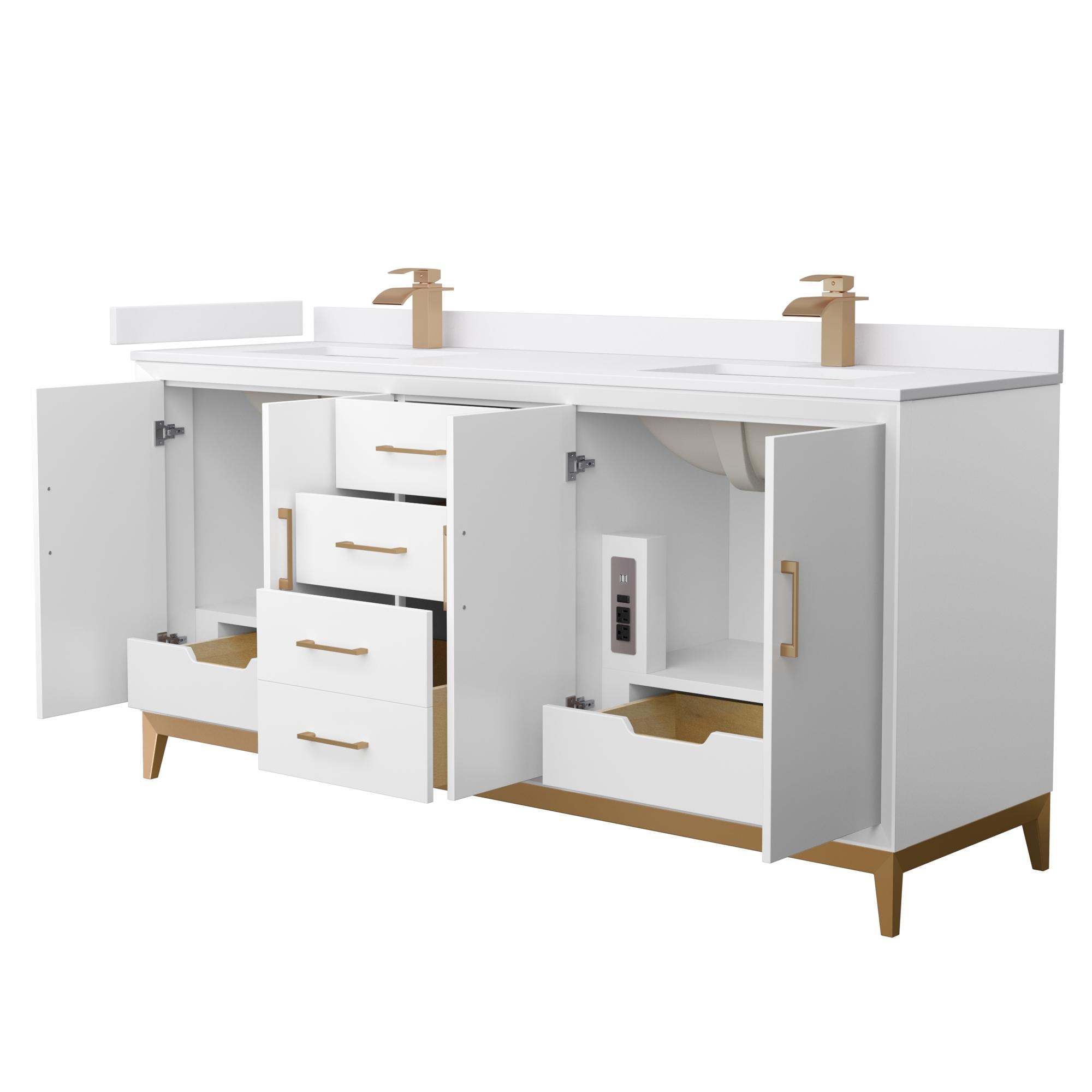Wyndham Collection WCH818172DWZWCUNSMXX Bath-Vanity-Combo - View #2