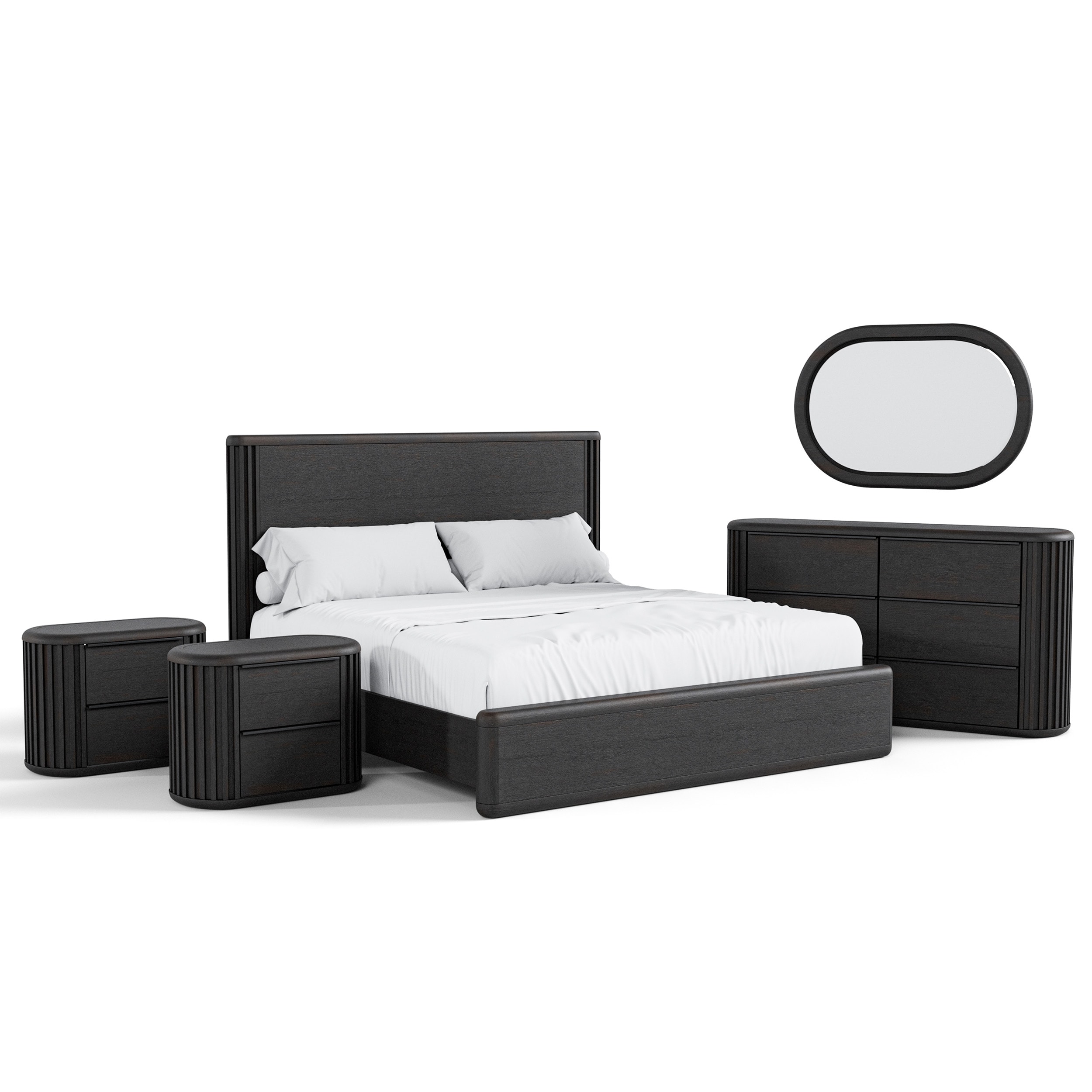 Furniture of America 73000BK-QP-NDM1 Bedroom-Sets - View #2