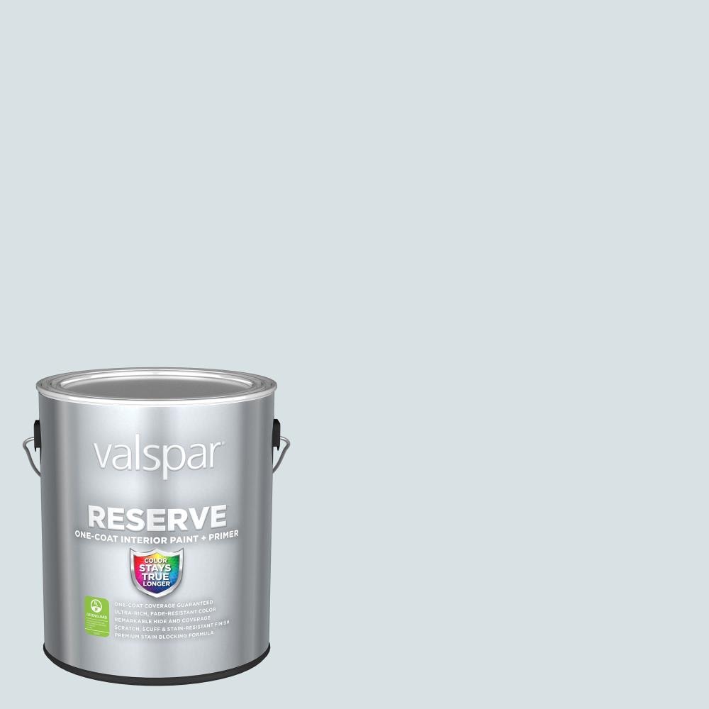 Valspar Reserve Flat Ice Rink Blue 4007-5a Latex Interior Paint ...