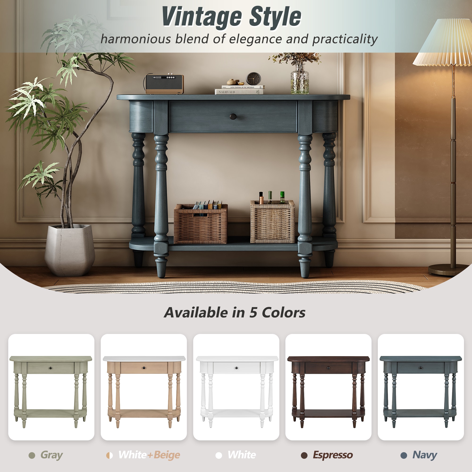ModernLuxe N715P230795M Console-Sofa-Tables - View #4