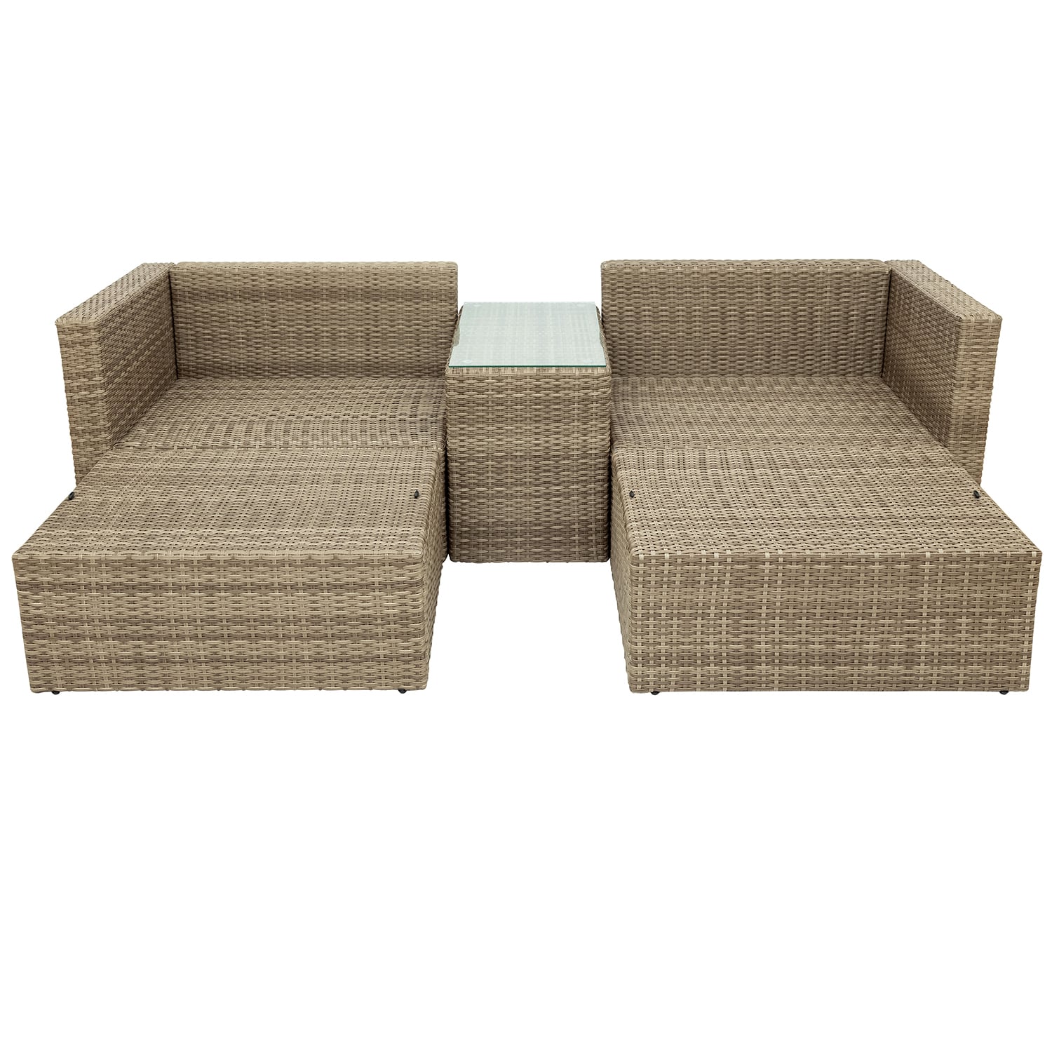 SINOFURN SYA010240GY Patio-Conversation-Sets - View #3