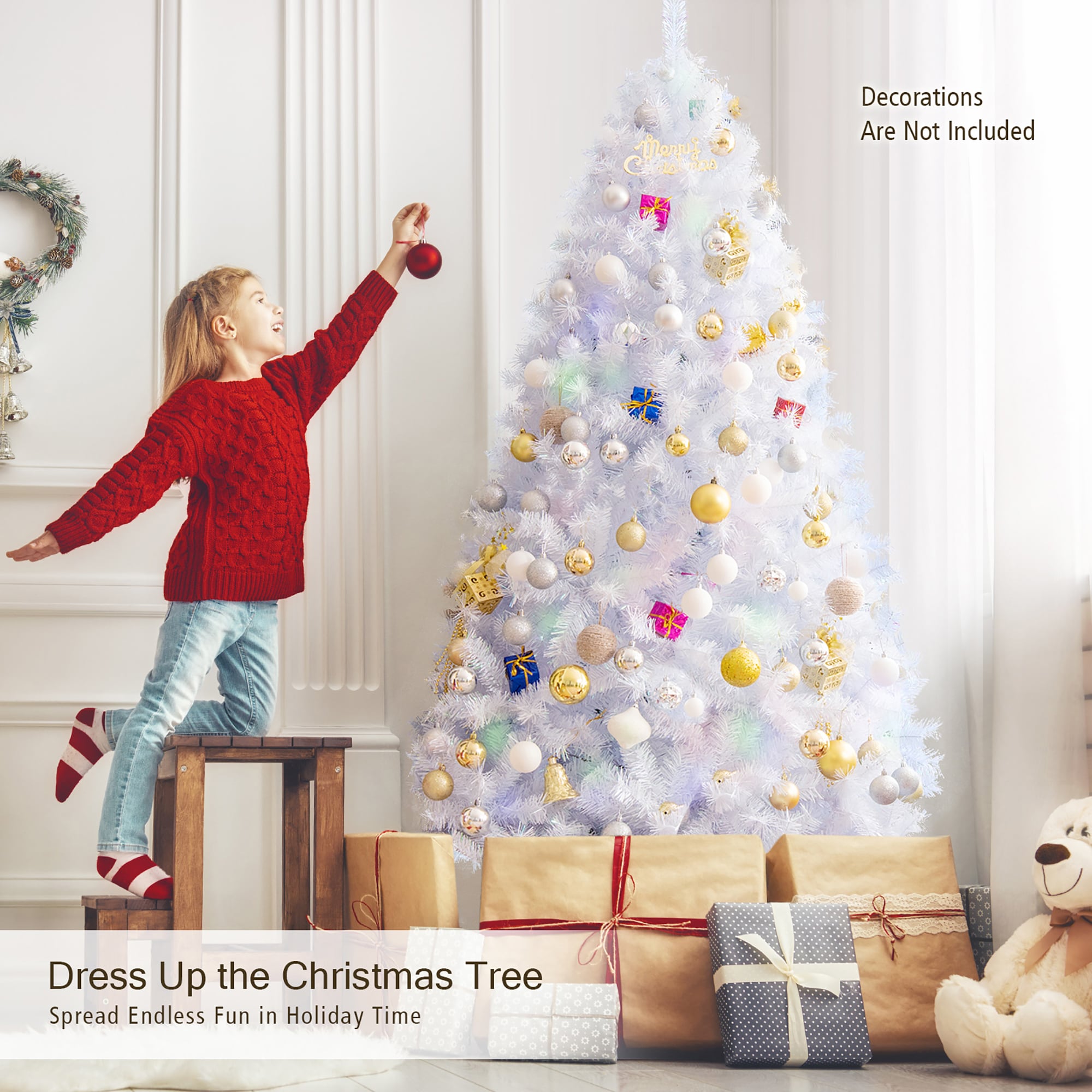 Costway CM23605 Artificial-Christmas-Trees - View #6