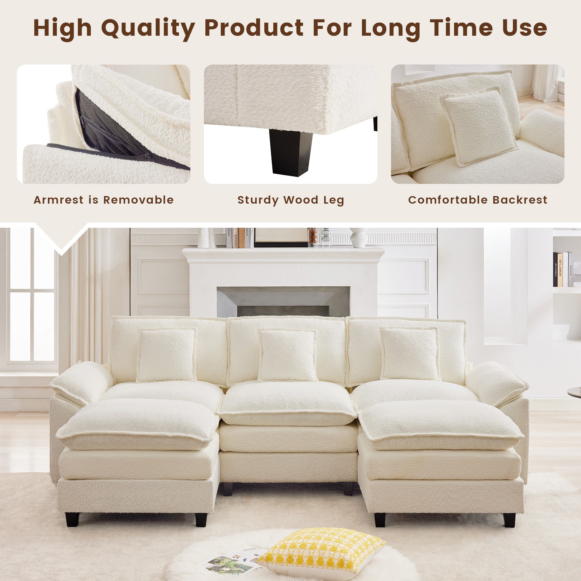 VOUA SAF-HNBYZ-BE Sofas-Loveseats - View #4