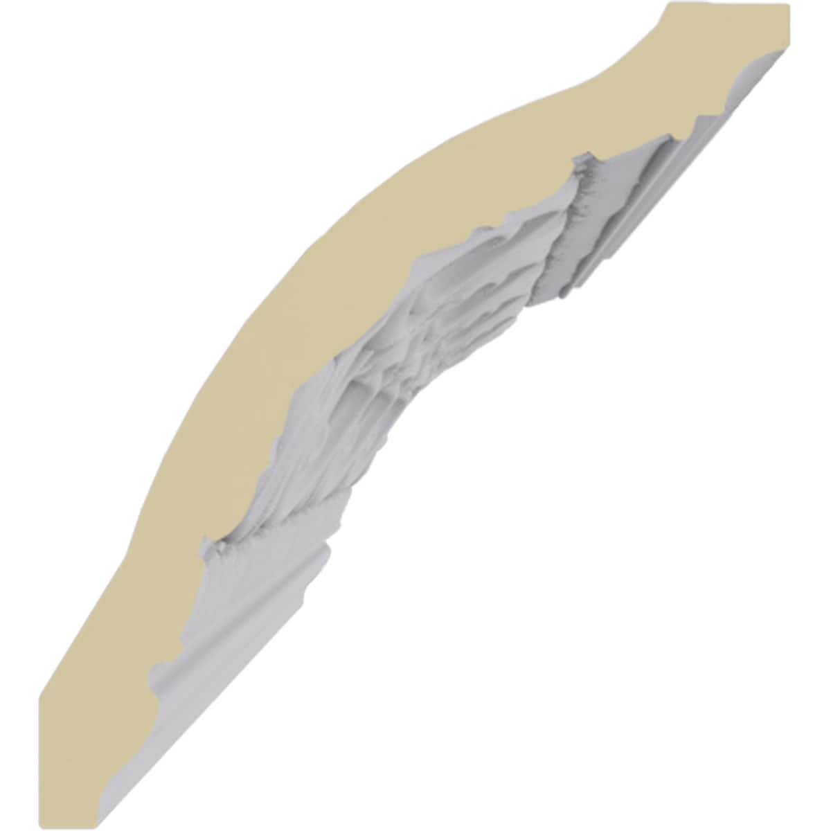 Richmond Ornate White Polyurethane Crown Moulding