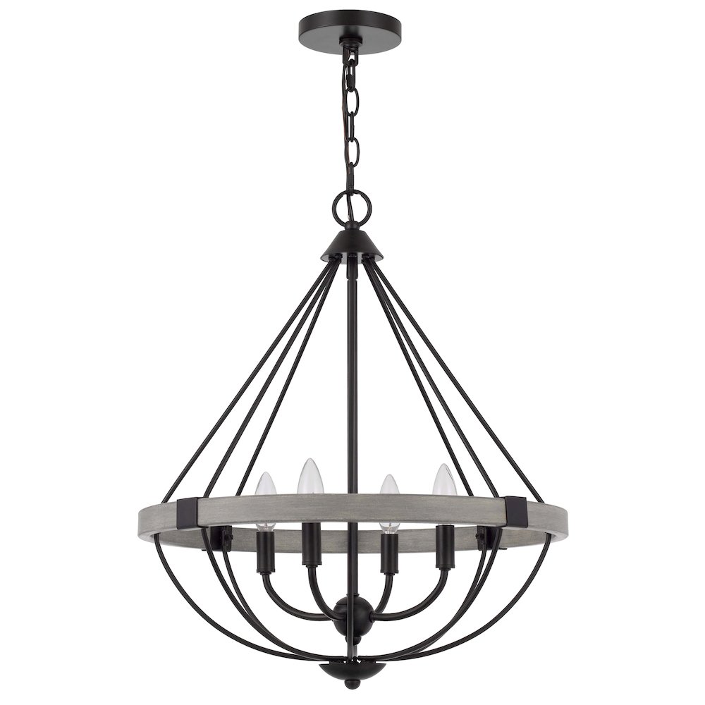 Cal Lighting Somersworth 4 Light Medium Chandelier by Cal - FX-3770-4