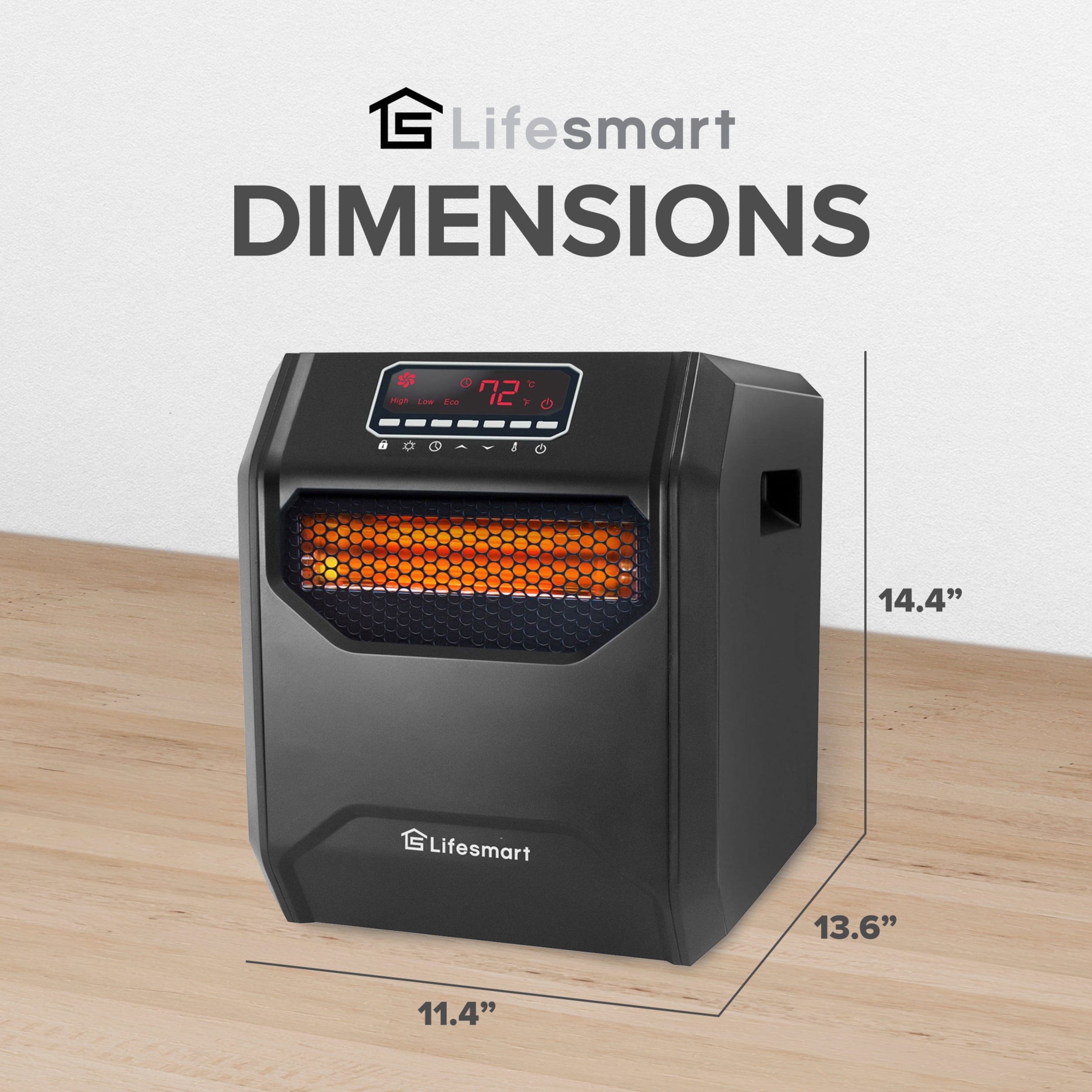 Lifesmart 252714 Portable-Electric-Heat - View #4