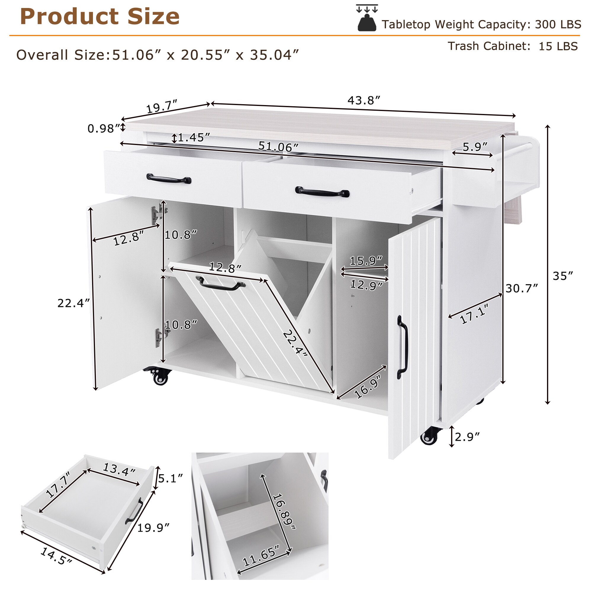 SINOFURN SYB260054WT Kitchen-Furniture - View #6