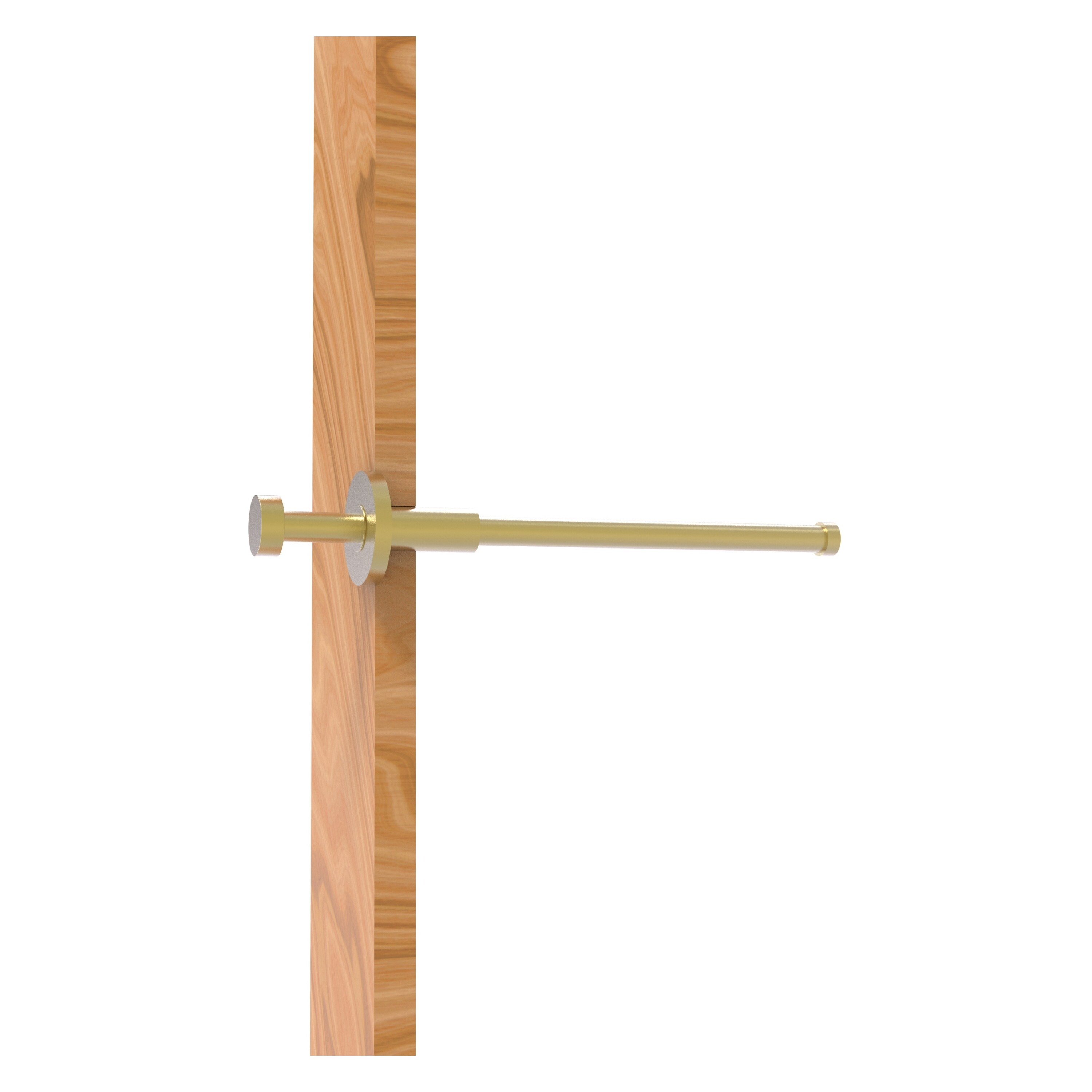 Allied Brass MD-23-SBR Satin Brass Single -Hook Wall mount Towel Hook